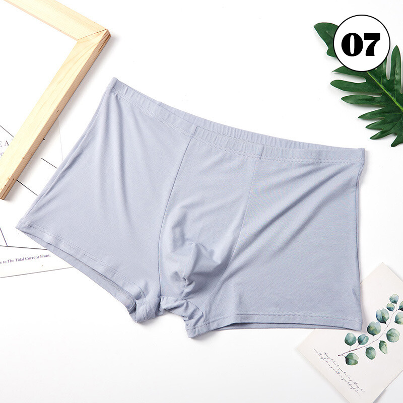 Modal Oversized Men’s Underwear Boxers Breathable Mid Waist L-10XL 40-150kg