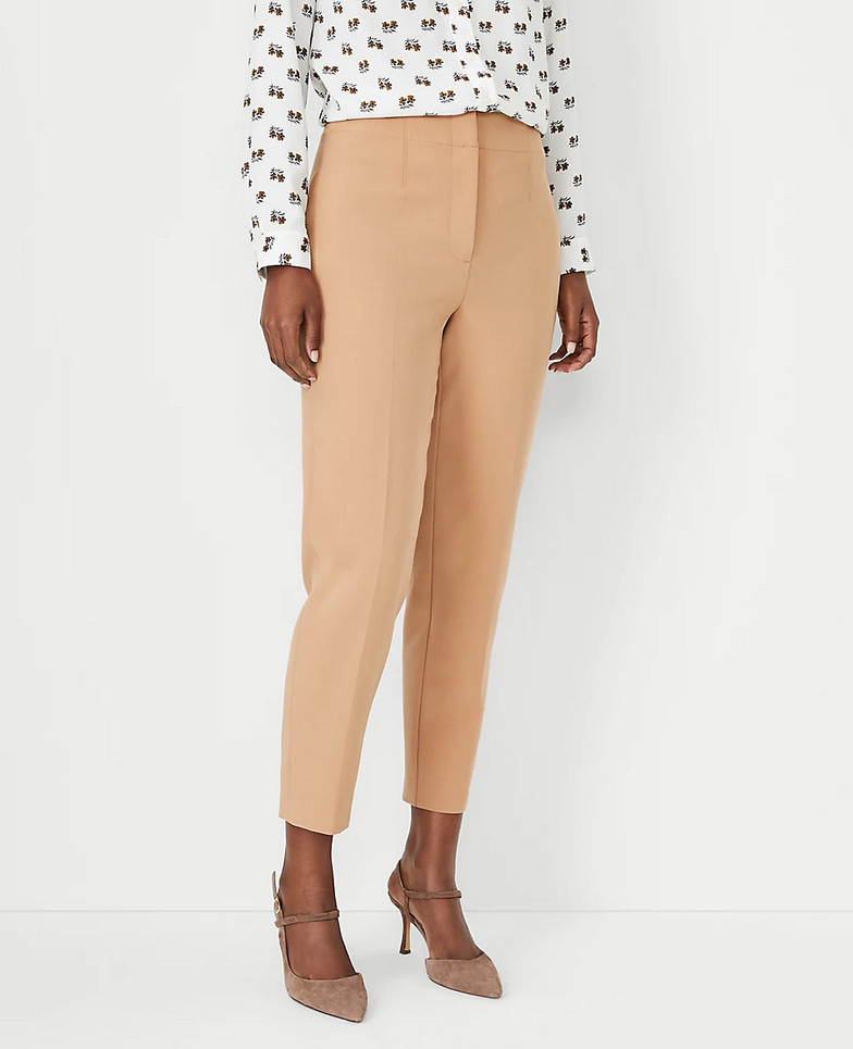 NEW ANN TAYLOR $98 NIGHT SKY LANA HIGH RISE SLIM PANTS SZ 0