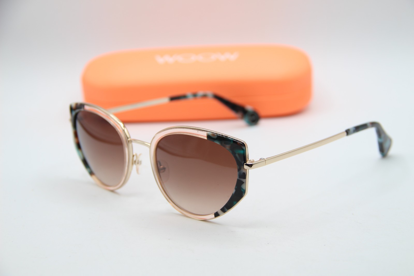 NEW WOOW OPTICAL SUPER ROCK 2 COL 002 CLEAR AUTHENTIC FRAMES SUNGLASSES 54-22