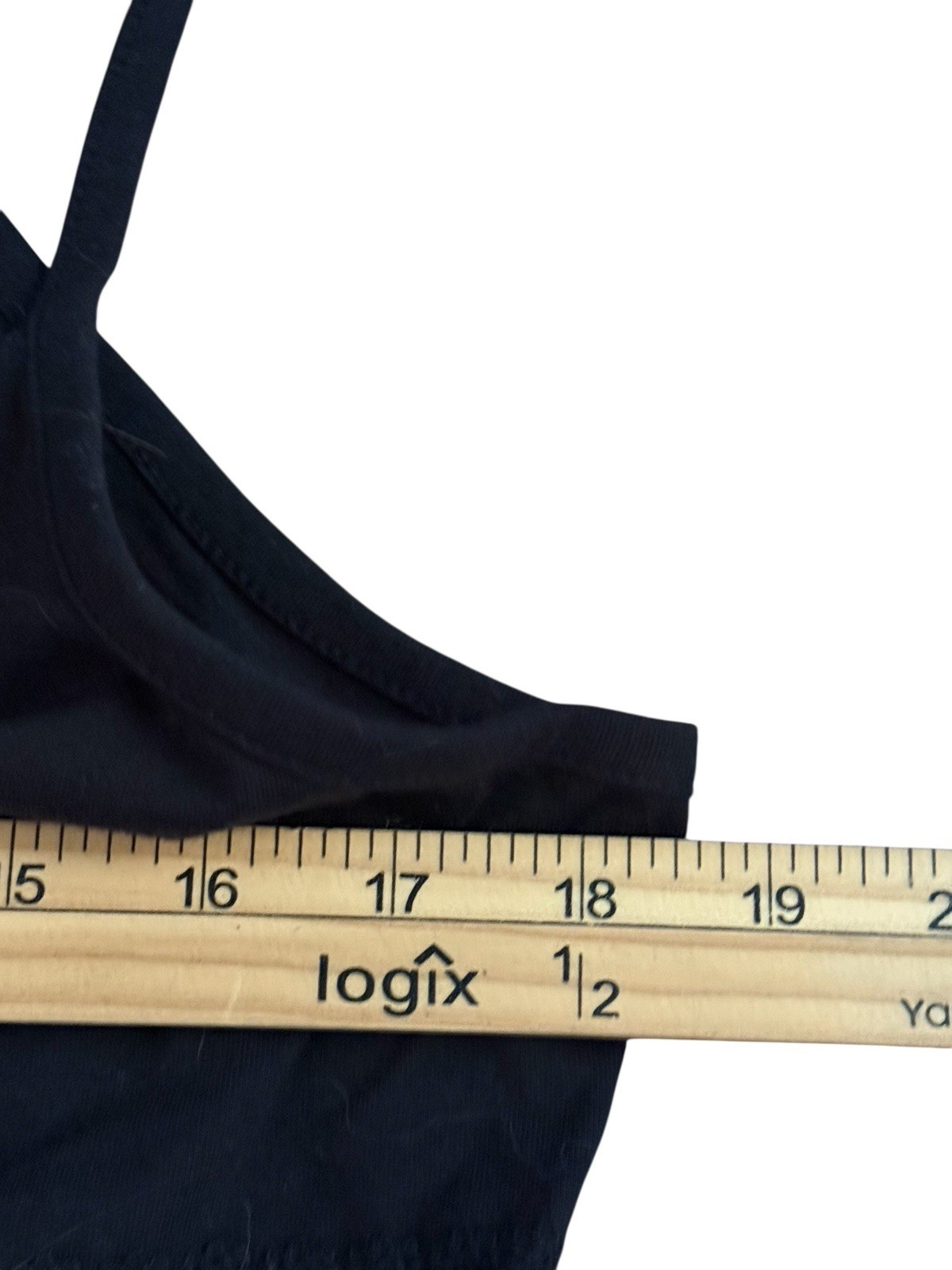 Vintage Y2K No Boundaries Black Cami Ribbon Bow Accent Juniors Sz 15 XL NWT