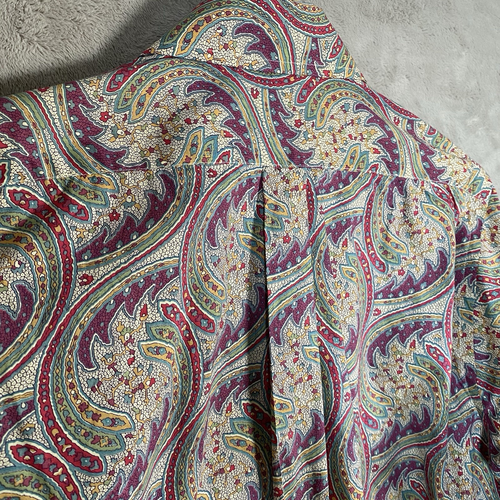 Liberty London Tana Lawn Cotton Paisley Shirt Men S British Retro Mod Heritage