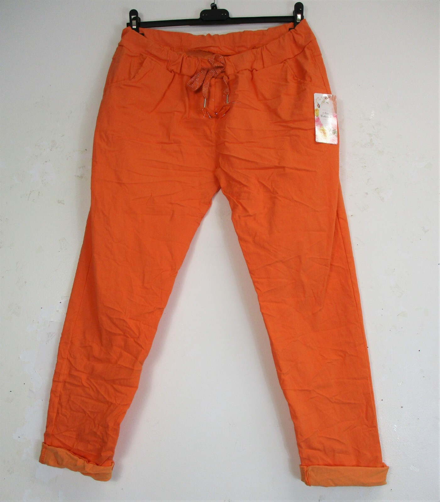 LagenLook Ladies Stretchy 95% Cotton ‘Magic’ Trousers/Pants: Size Reguar & PLus