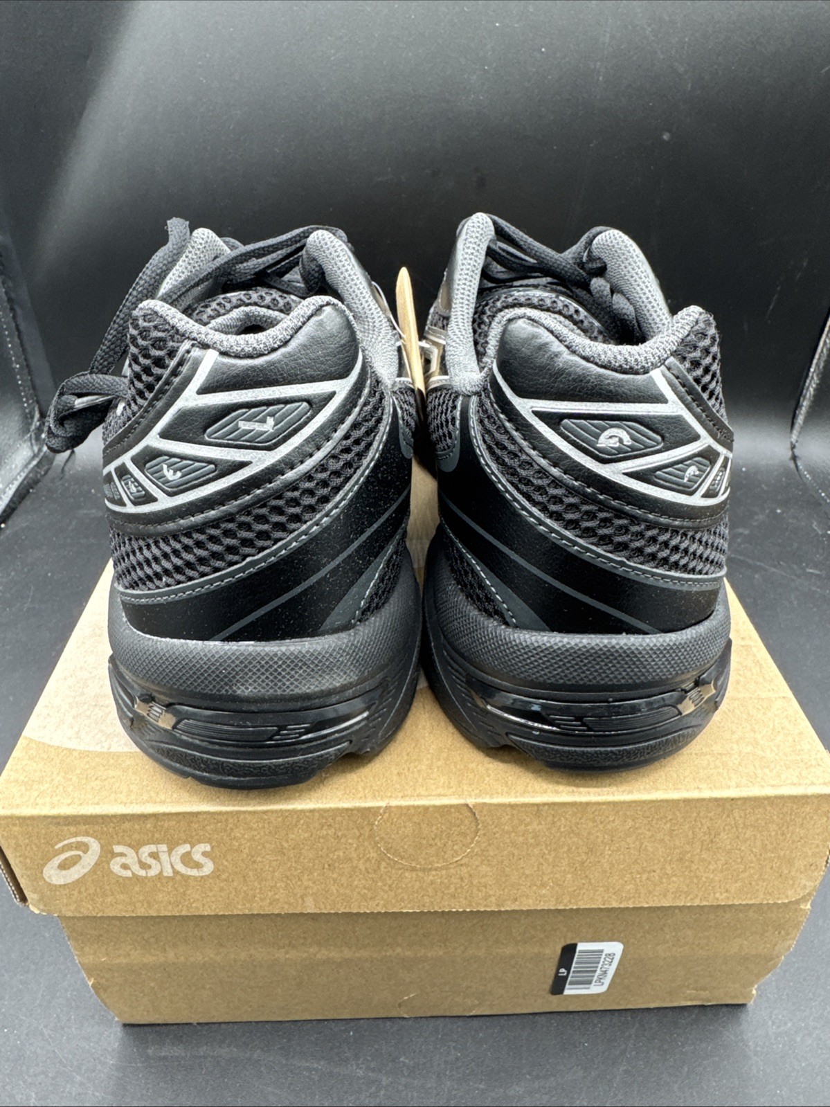 PICK SIZE – Asics Unisex Gel-1130 Black / Pure Silver Mesh Running Sneakers