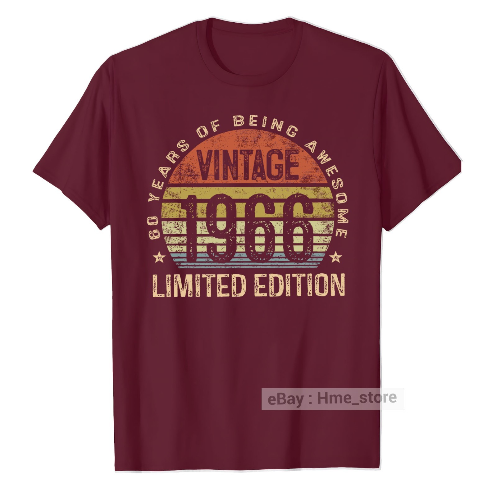 Vintage 1964 Birthday 60 Years Old Of Being Awesome T-Shirt 60th Bday Tee Gifts