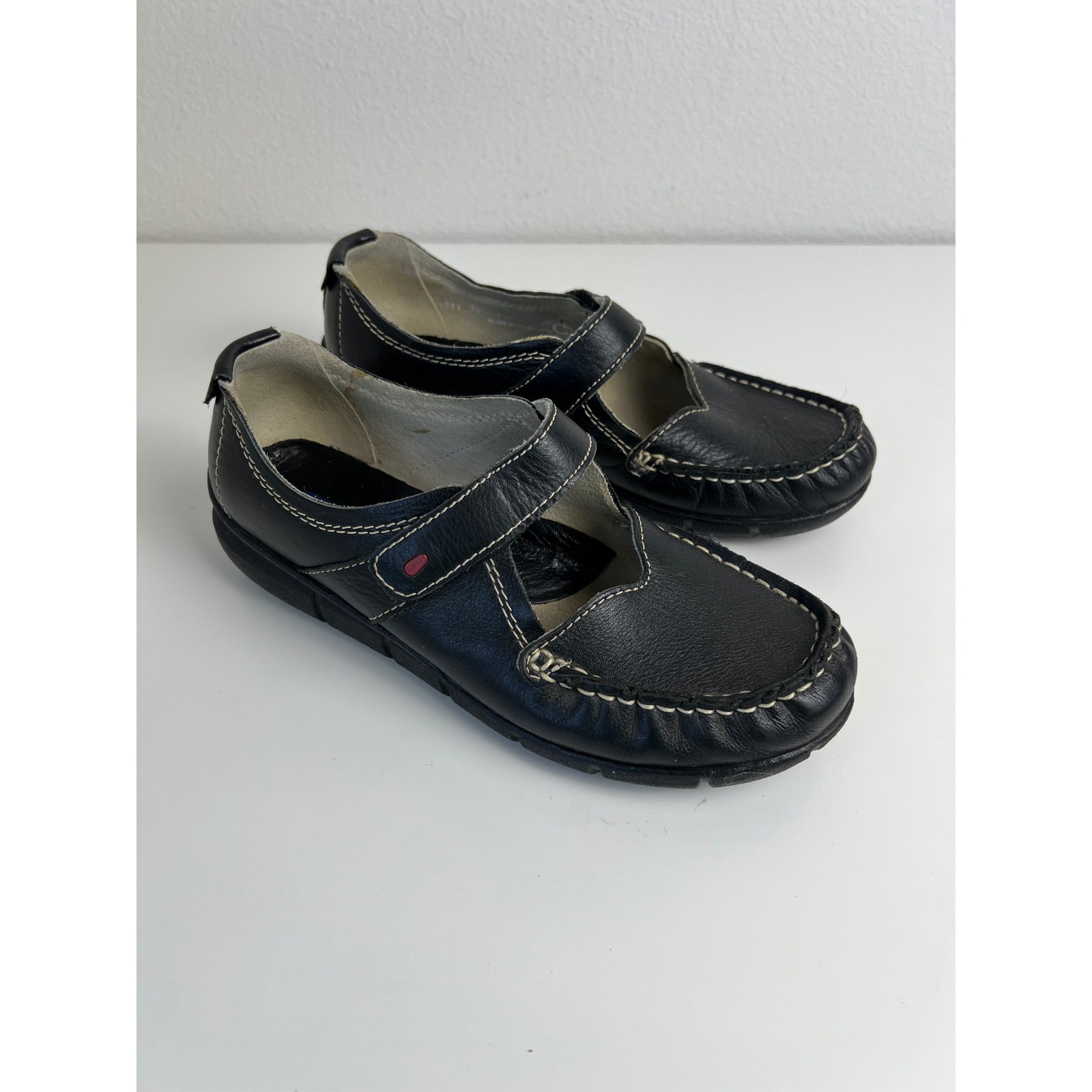 Wolky Yukon 1500-300 Leather Mary Jane Comfort Walking Shoes Black EU 39 US 8.5