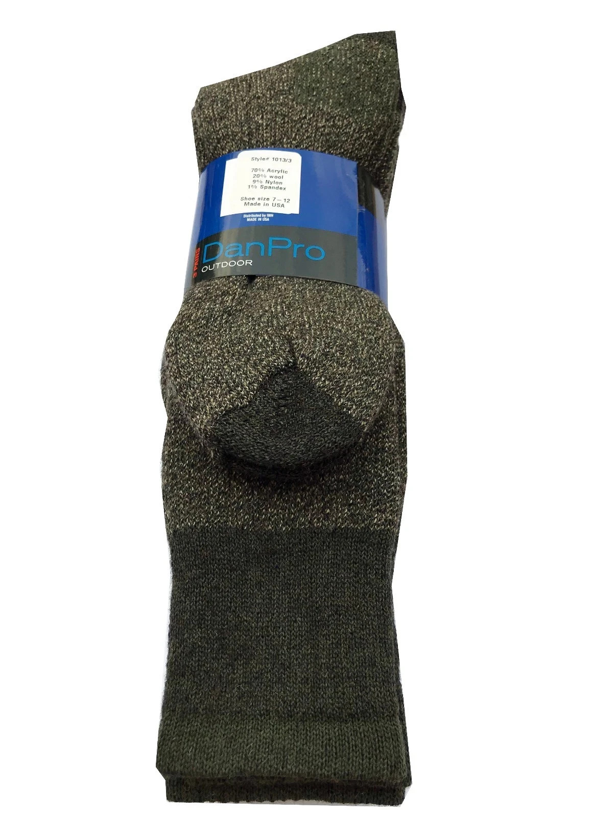 DanPro Men’s OUTDOOR WOOL SOCKS Over The Calf & Heavy Duty Made in USA