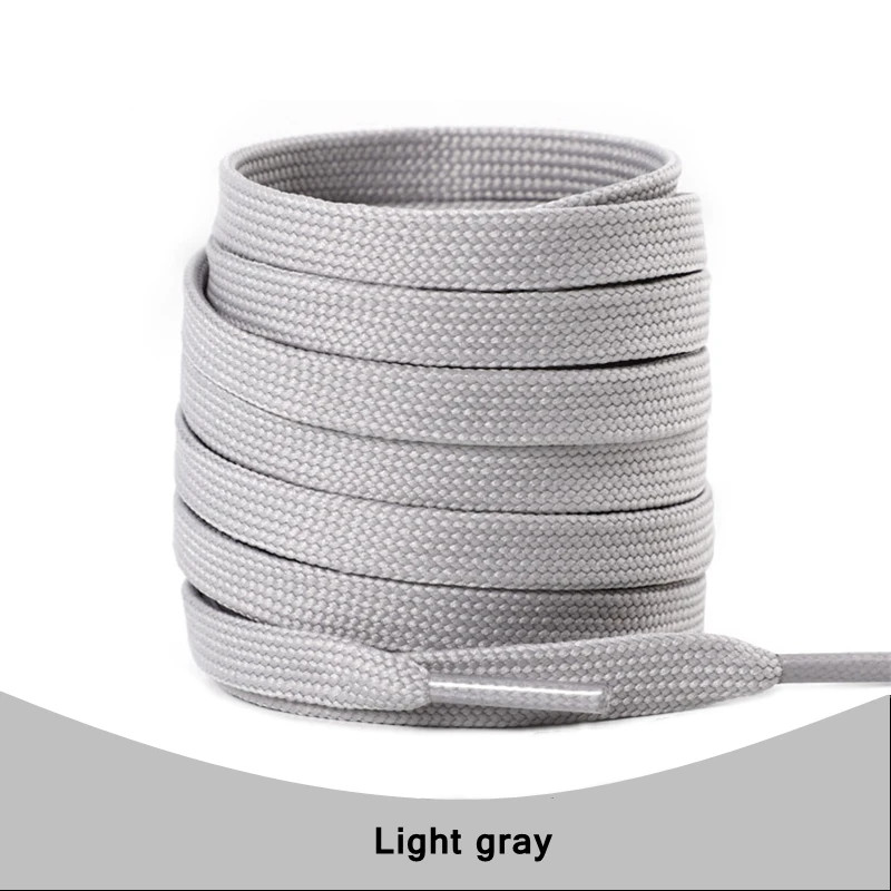 Classic Solid Color Laces 0.8cm Wide Flat Shoes Sneakers shoelaces Shoe Accessor