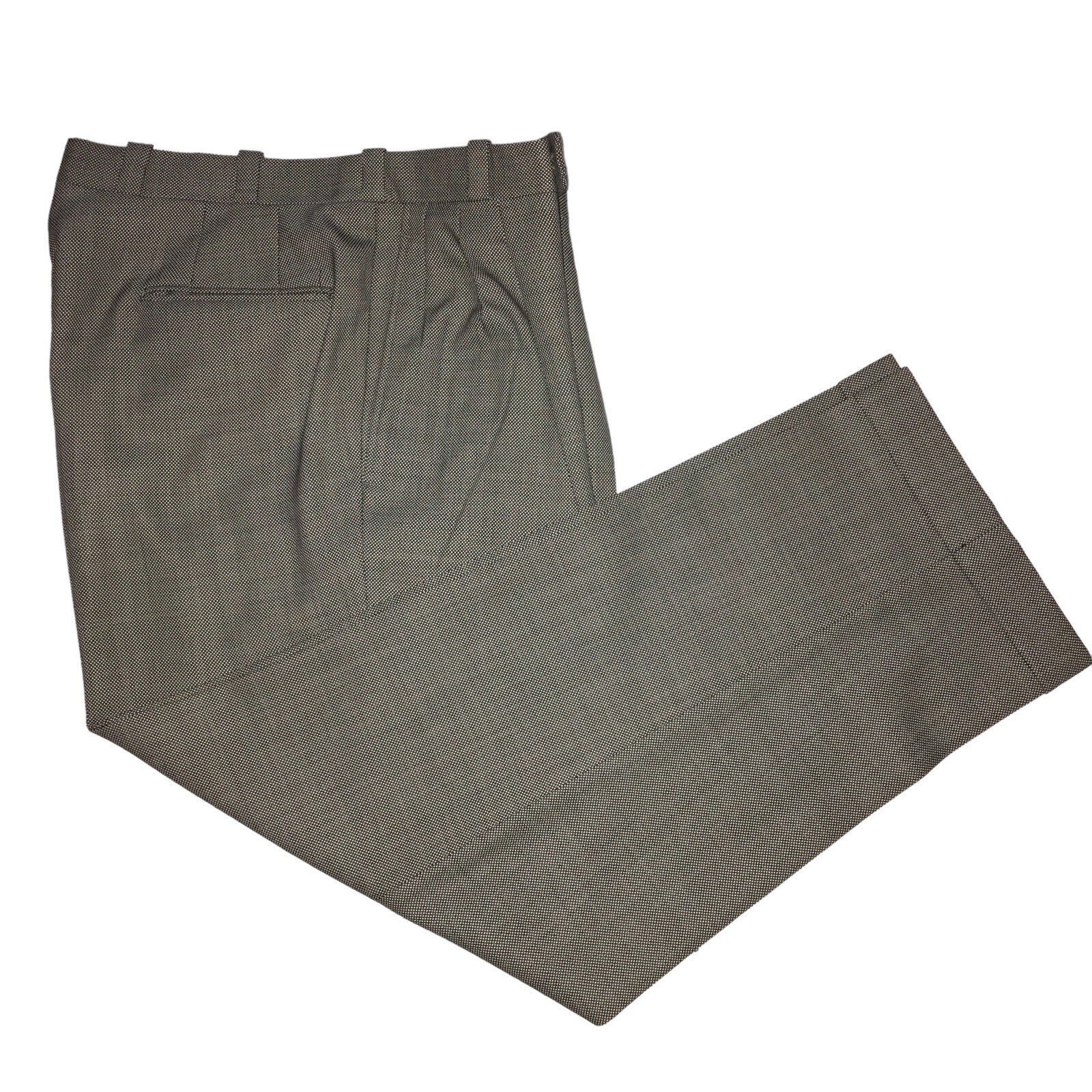 Corporate Image Tom James Mens 42R Wool Birdseye Suit Pleat Pant 34×28.5