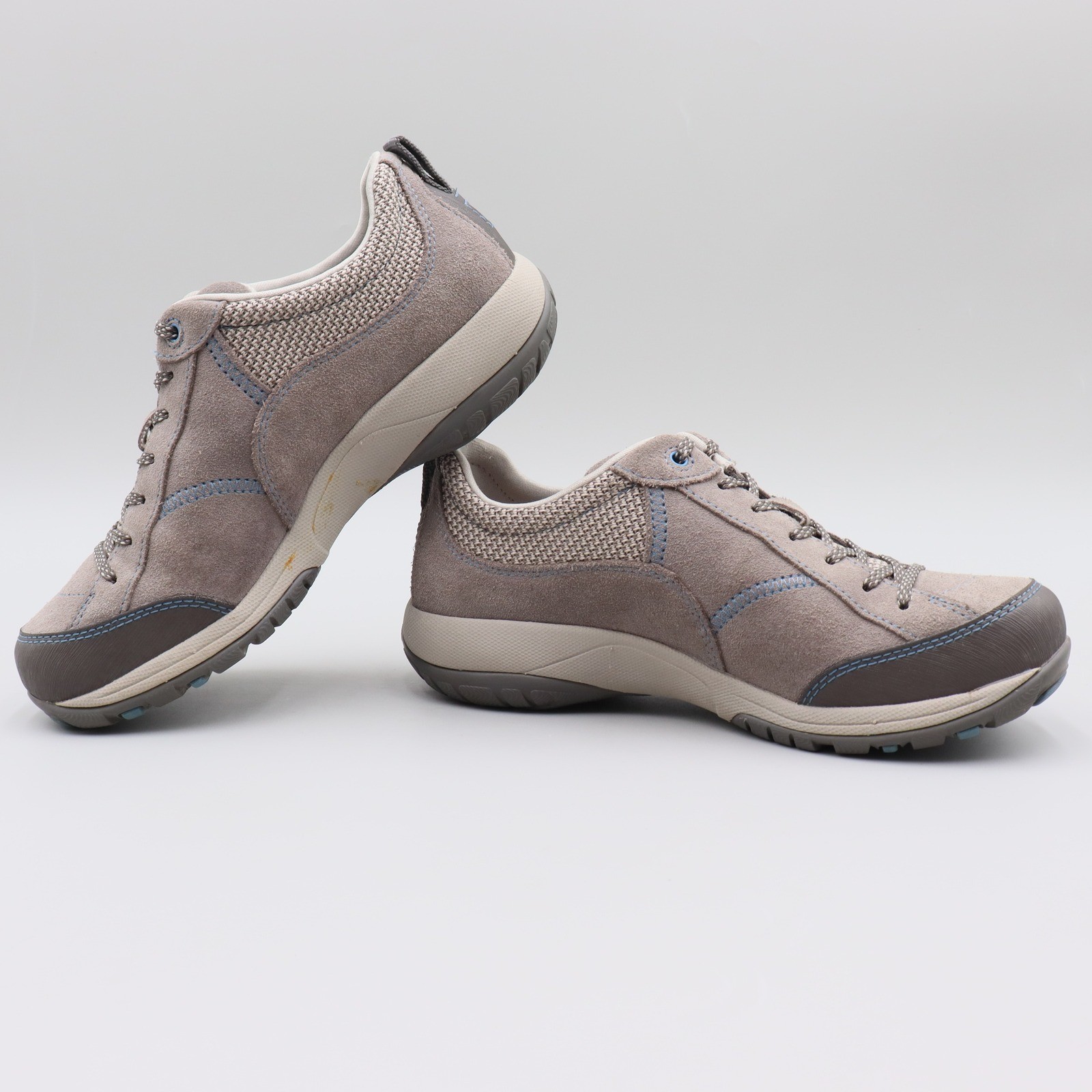Dansko Paisley Waterproof Suede Walking Shoes Taupe Grey Women’s Size 5.5-6 US