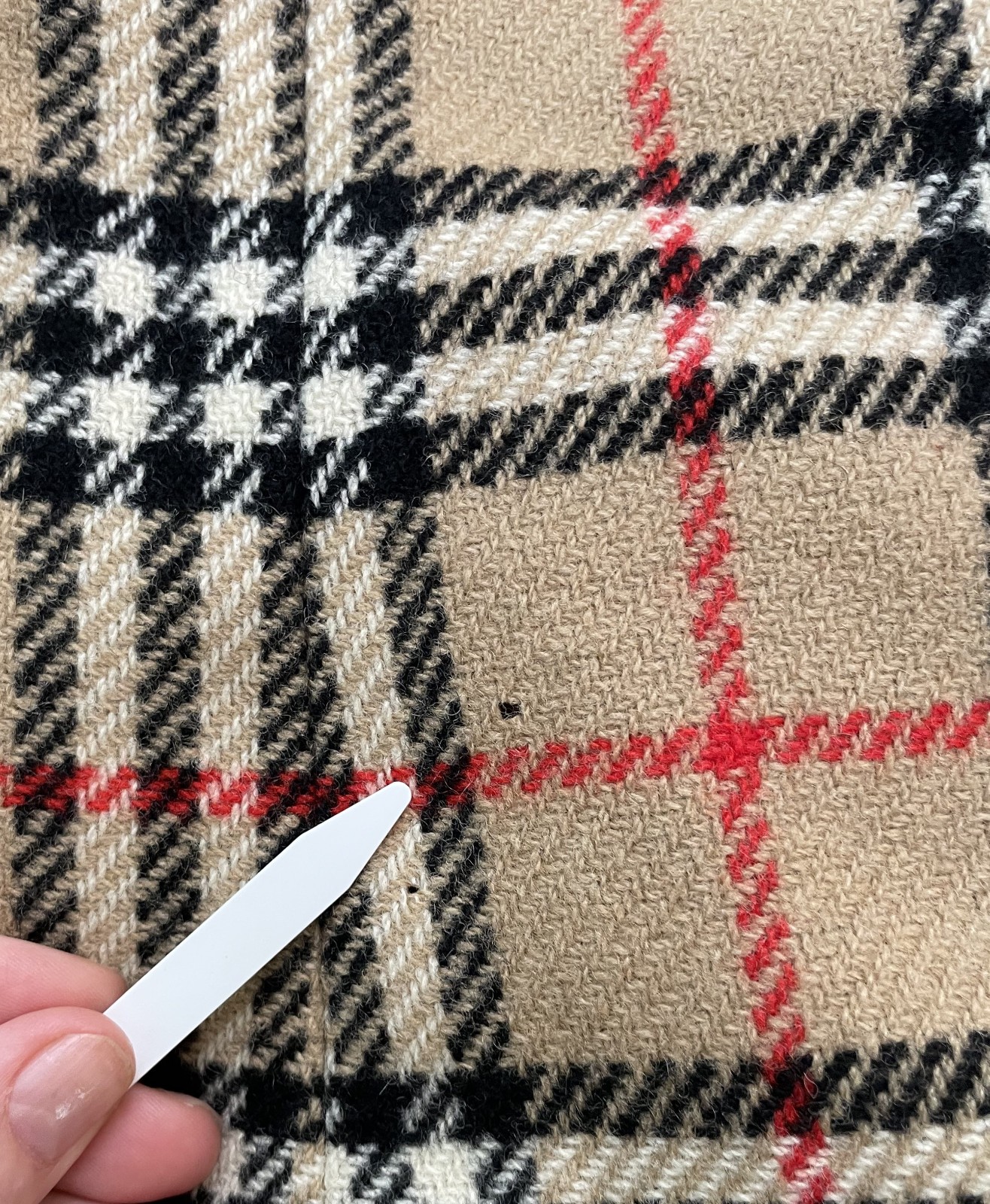 VTG Burberry’s Nova Check Trench Coat Lining + Collar ONLY S M L Wool Zip In Out