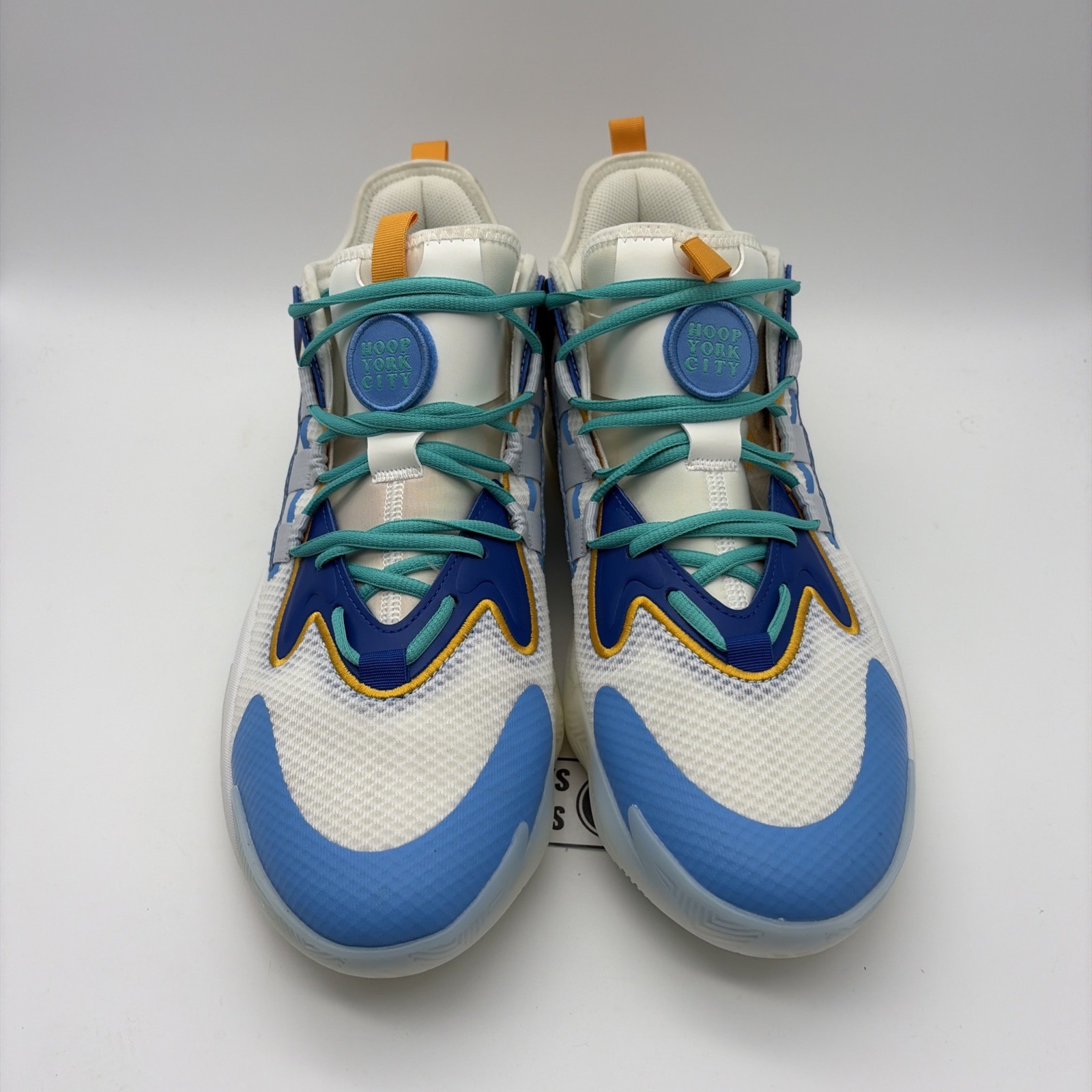 Size 13 – Adidas BYW Select Cream White Blue Burst (IF4285)