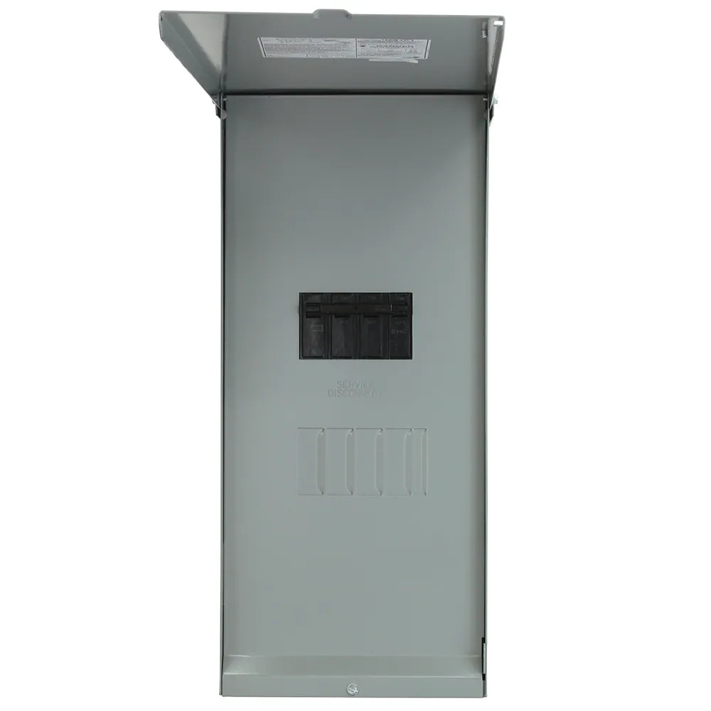 Midwest MW 200 -Amp 4 -Spaces 4 -Circuit Outdoor Main Breaker Load Center|13463