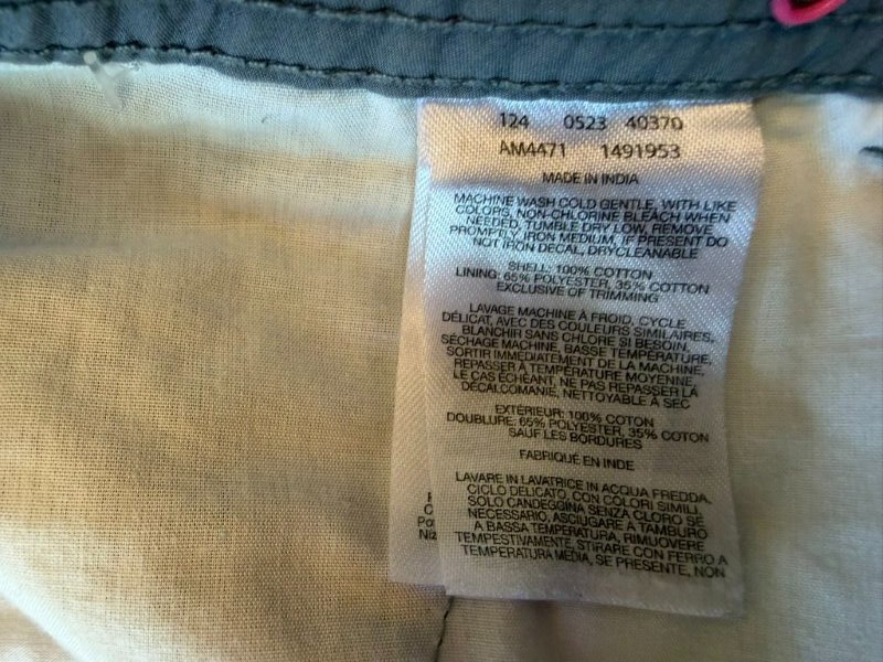 Columbia Men’s 36W 10L shorts relaxed flat zipper button closure pockets lightwe