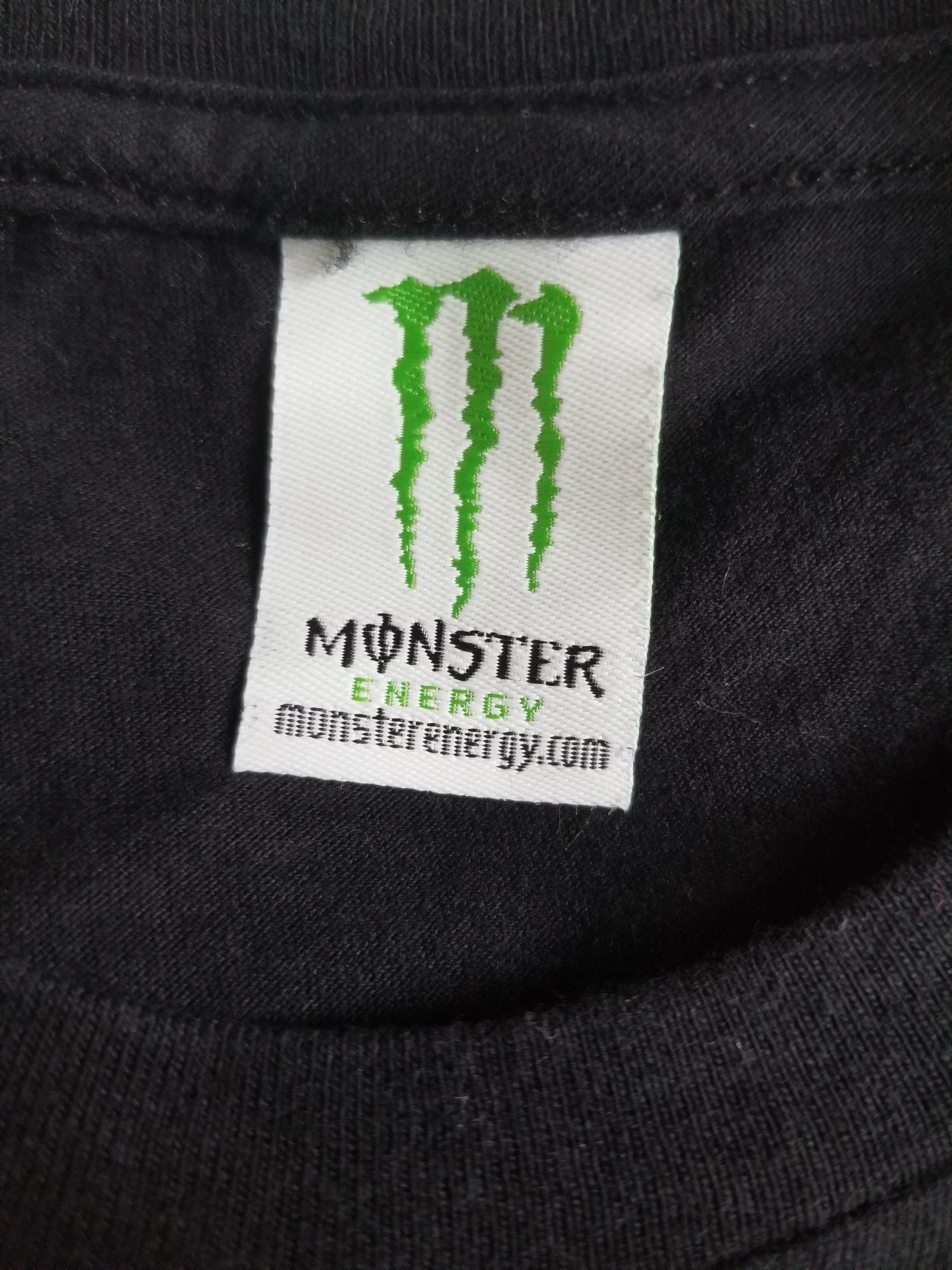 New Monster Energy Athlete Only Tshirt Black Wrap Logo Graphic Small Y2K Rare