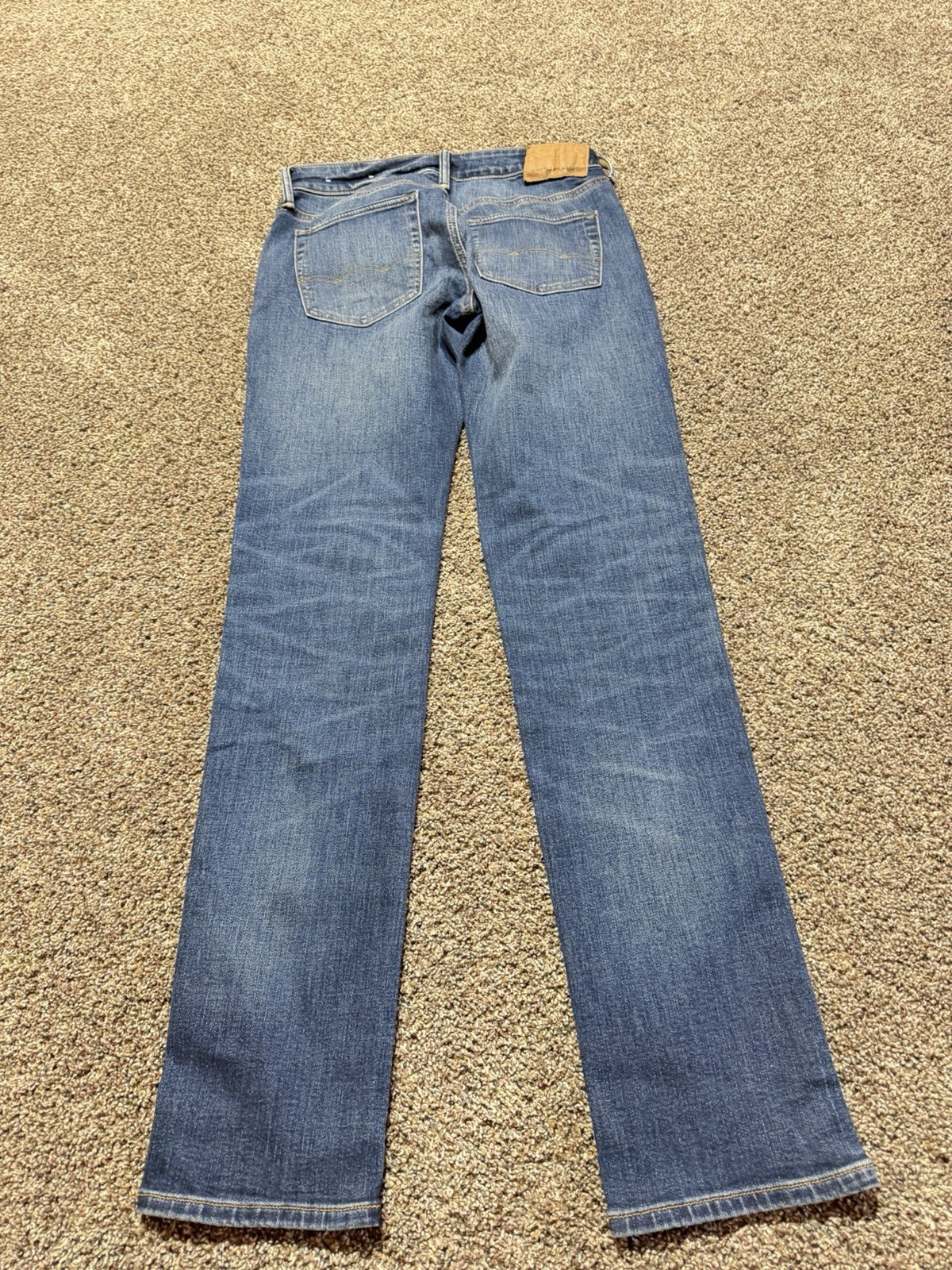 American Eagle Men Jeans Size 30 Blue Denim 30X34 Slim Air Flex Plus