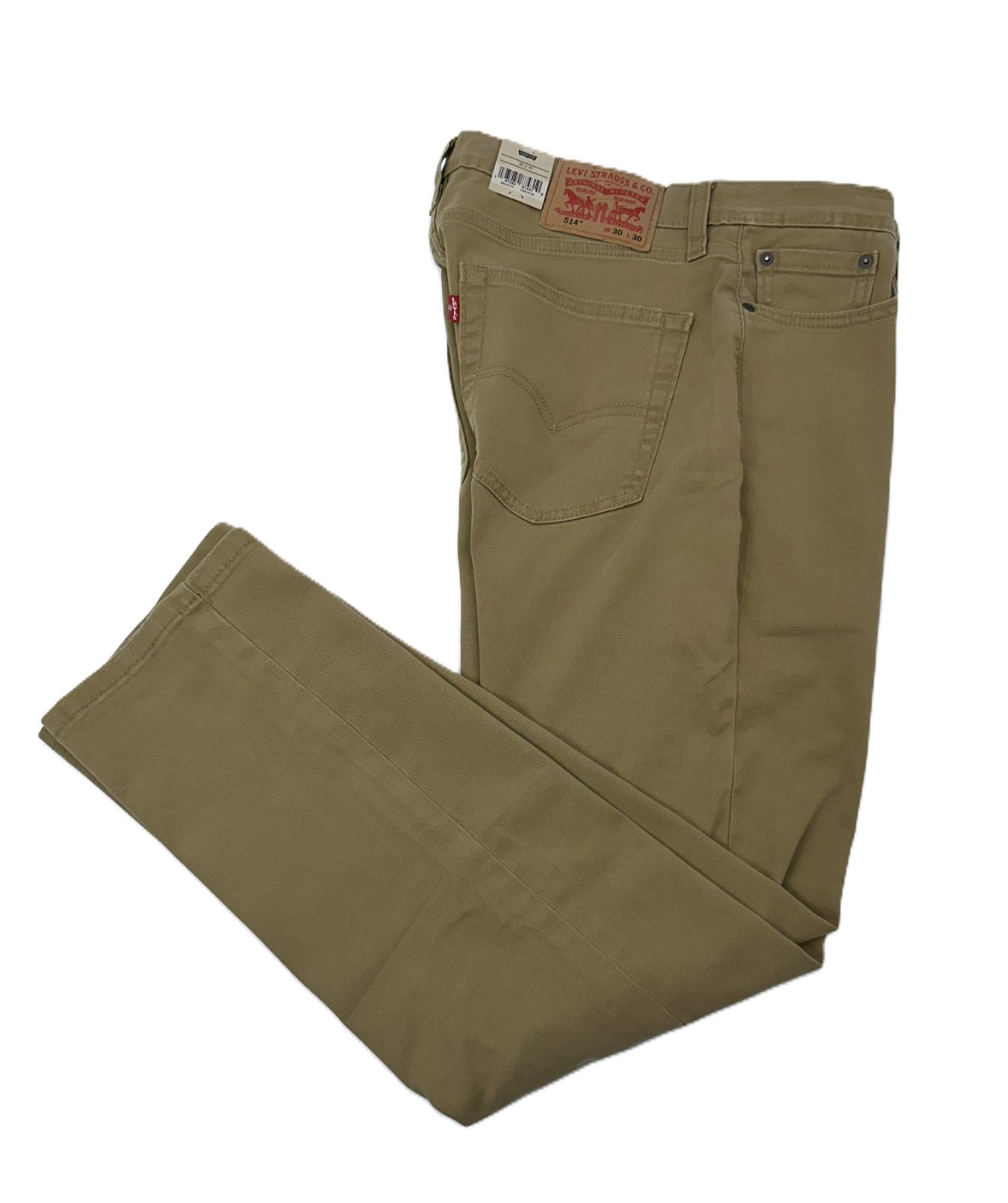 $74 Levi’s Men’s 514 Straight Stretch Pants – Khaki – 30W x 30L – New With Tags