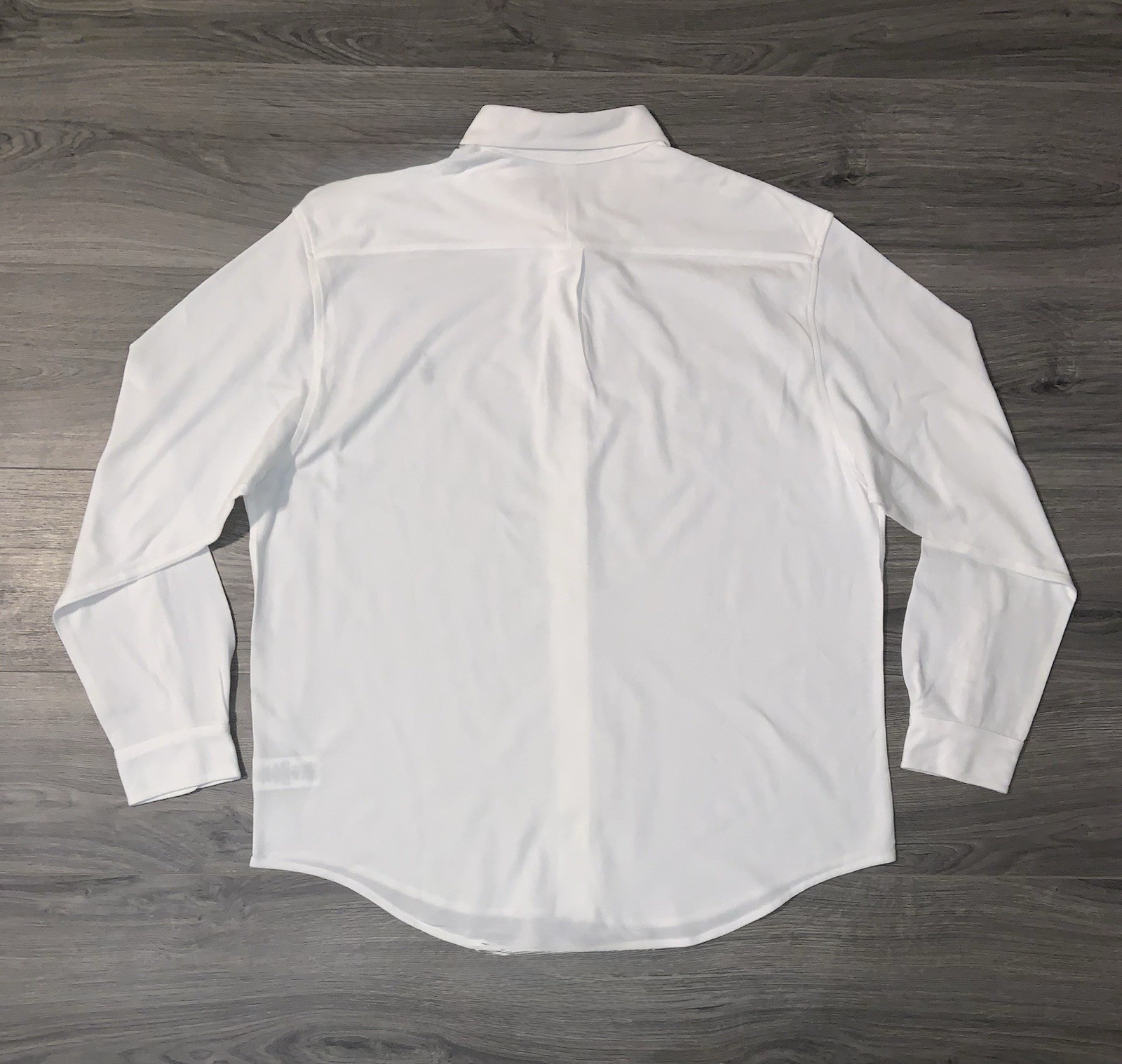 Polo Ralph Lauren Featherweight Button Down Mesh Shirt White Big & Tall Sz 2XB