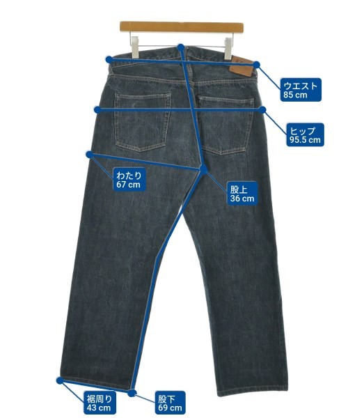 45R Denim Pants Blue(Denim) 34(Approx. XL) 2200686978206