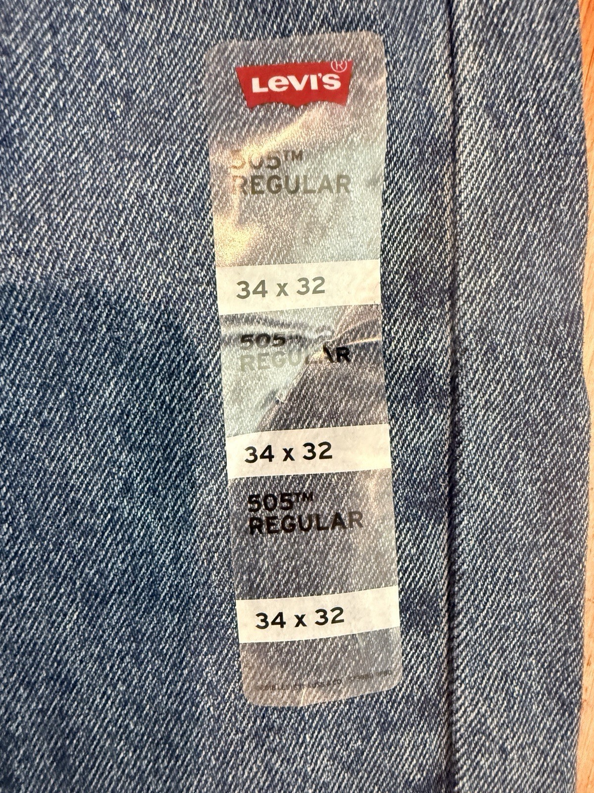 Levi’s Men’s 501 34×30 Original Straight Fit Jeans – Dark Wash
