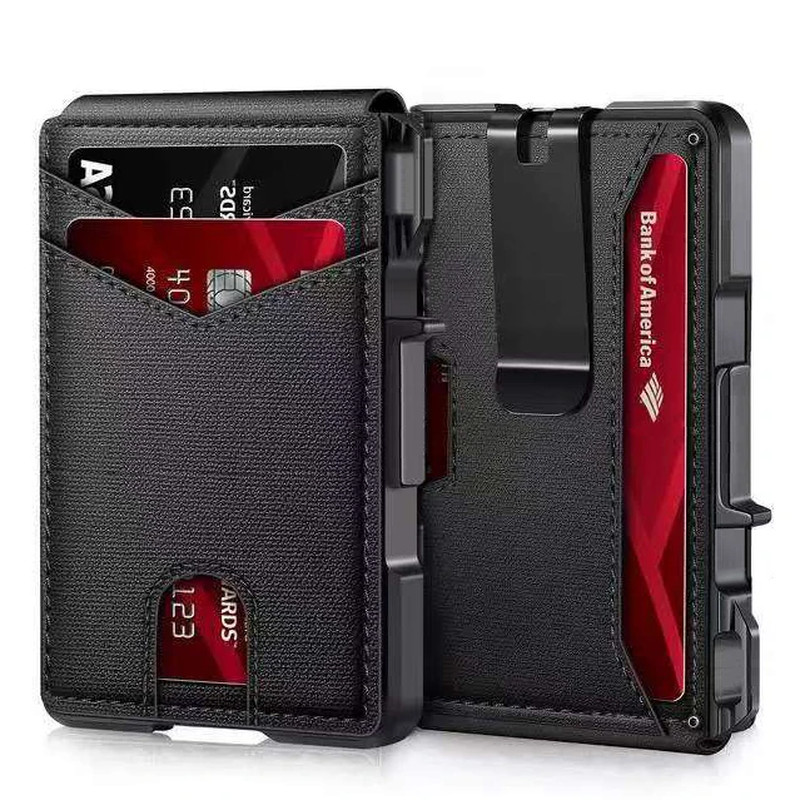 Wallet Credit Card Rfid Blocking Mens Leather Slim Cards Money Holder Pocket