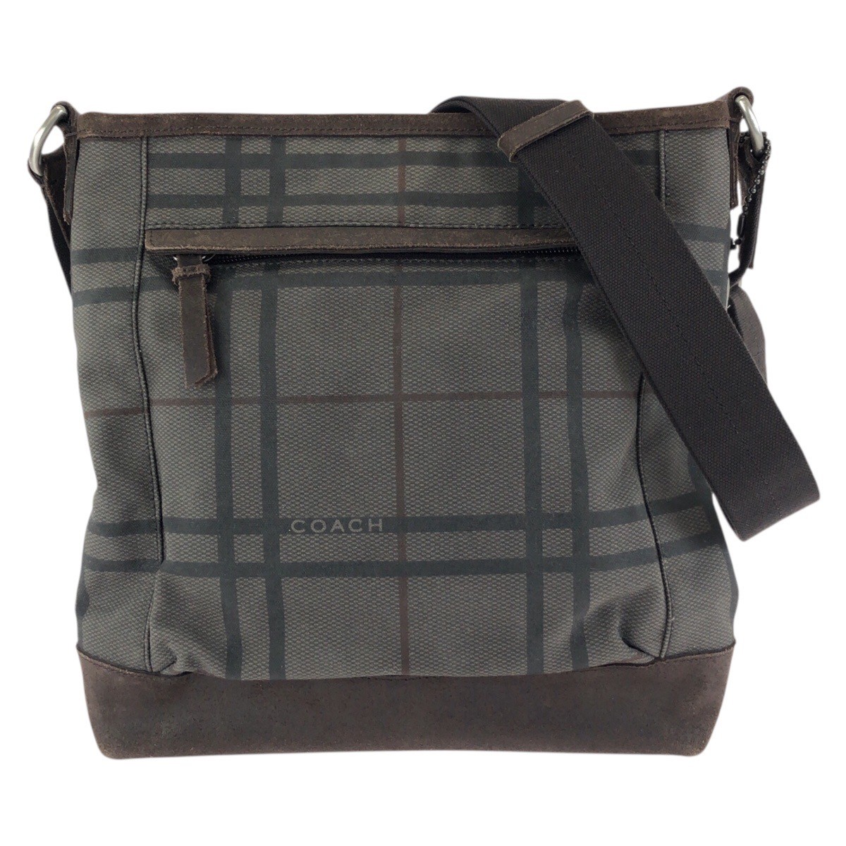 COACH Camden Tatta sole F70935 Shoulder Bag Dark Brown SilverHardware canvas