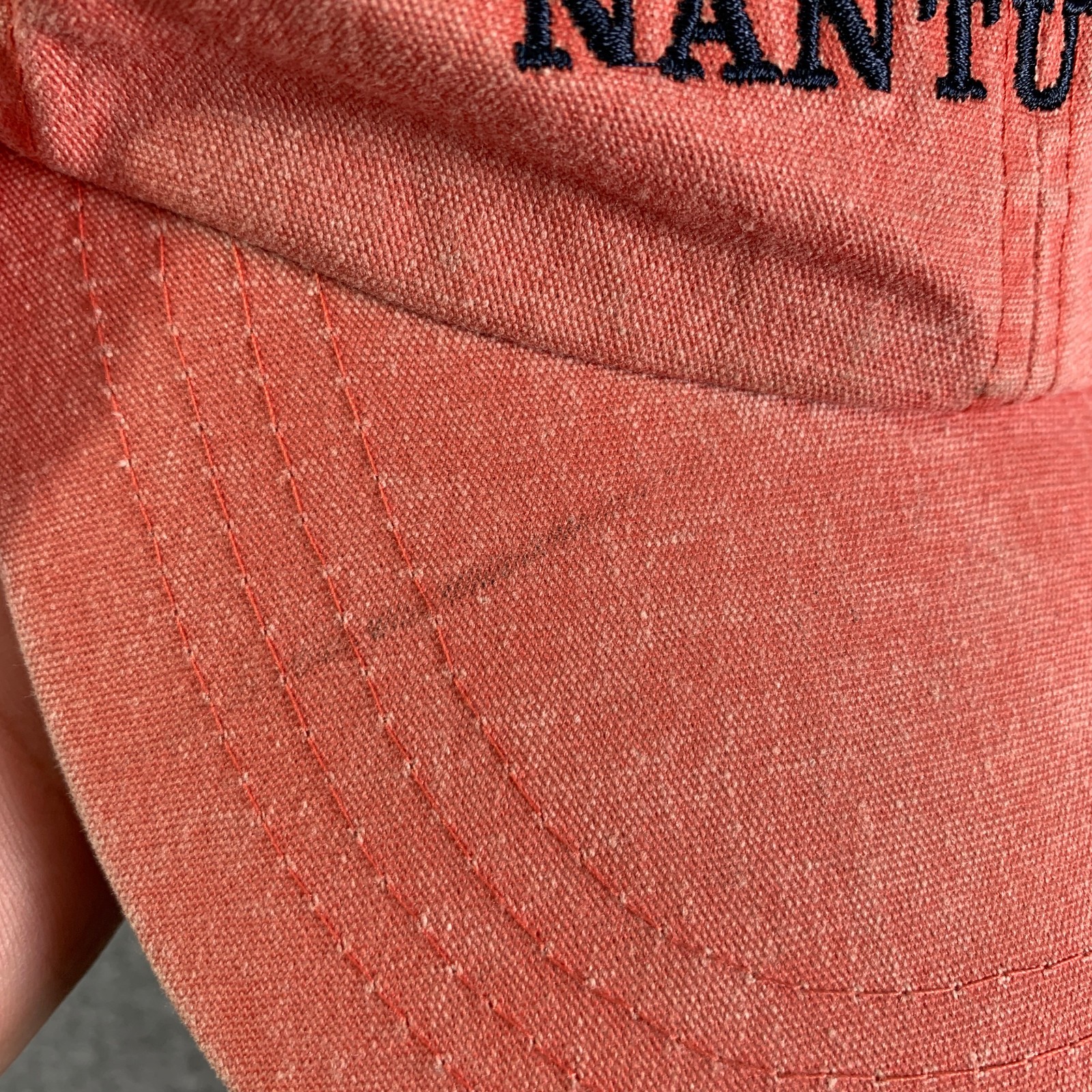 Murrays Toggery Shop Hat Men One Size Red Nantuckit Cotton Classy Preppy Strap
