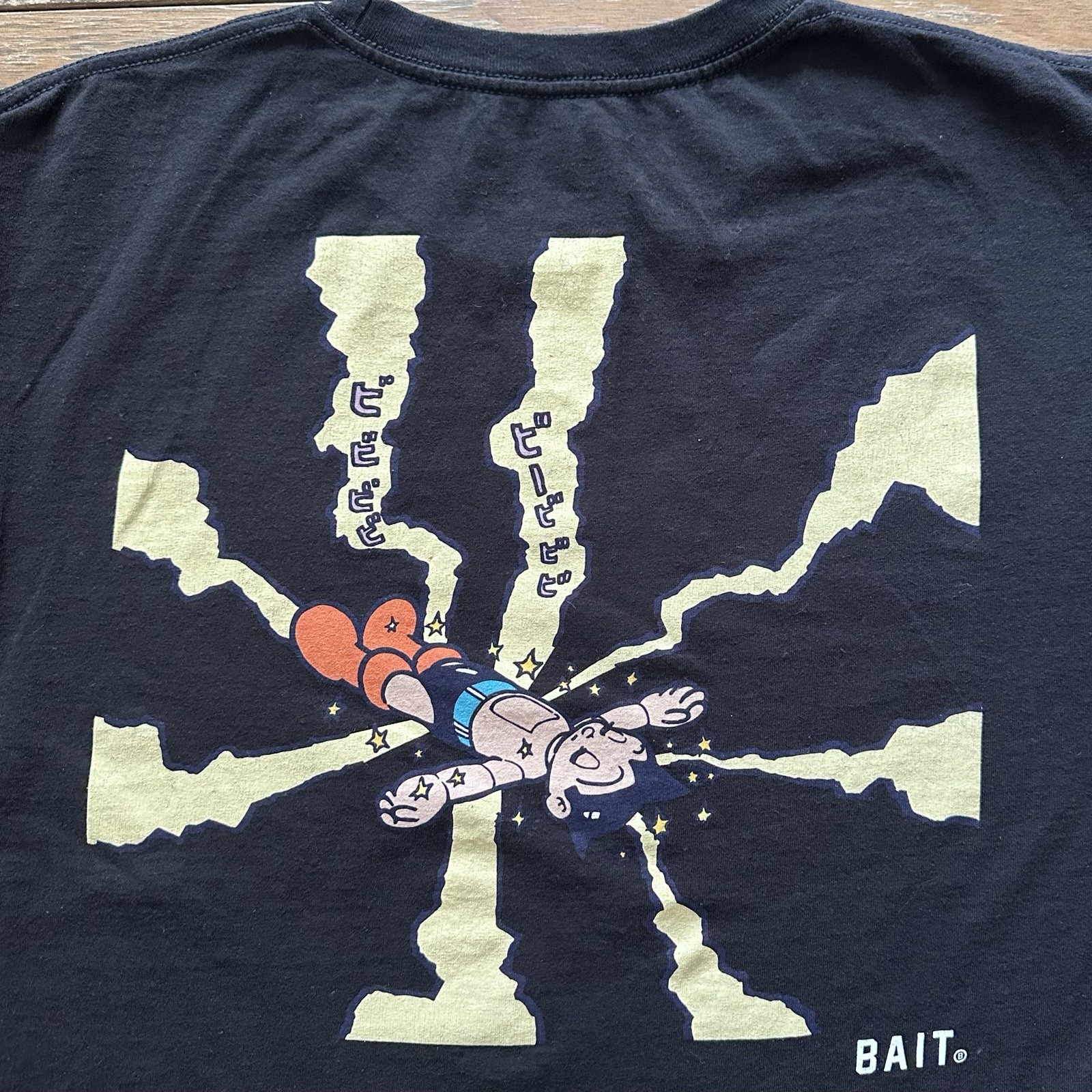 BAIT × Astro Boy Men Beep Beep Tee Size L 100% Cotton Anime Manga Streetwear