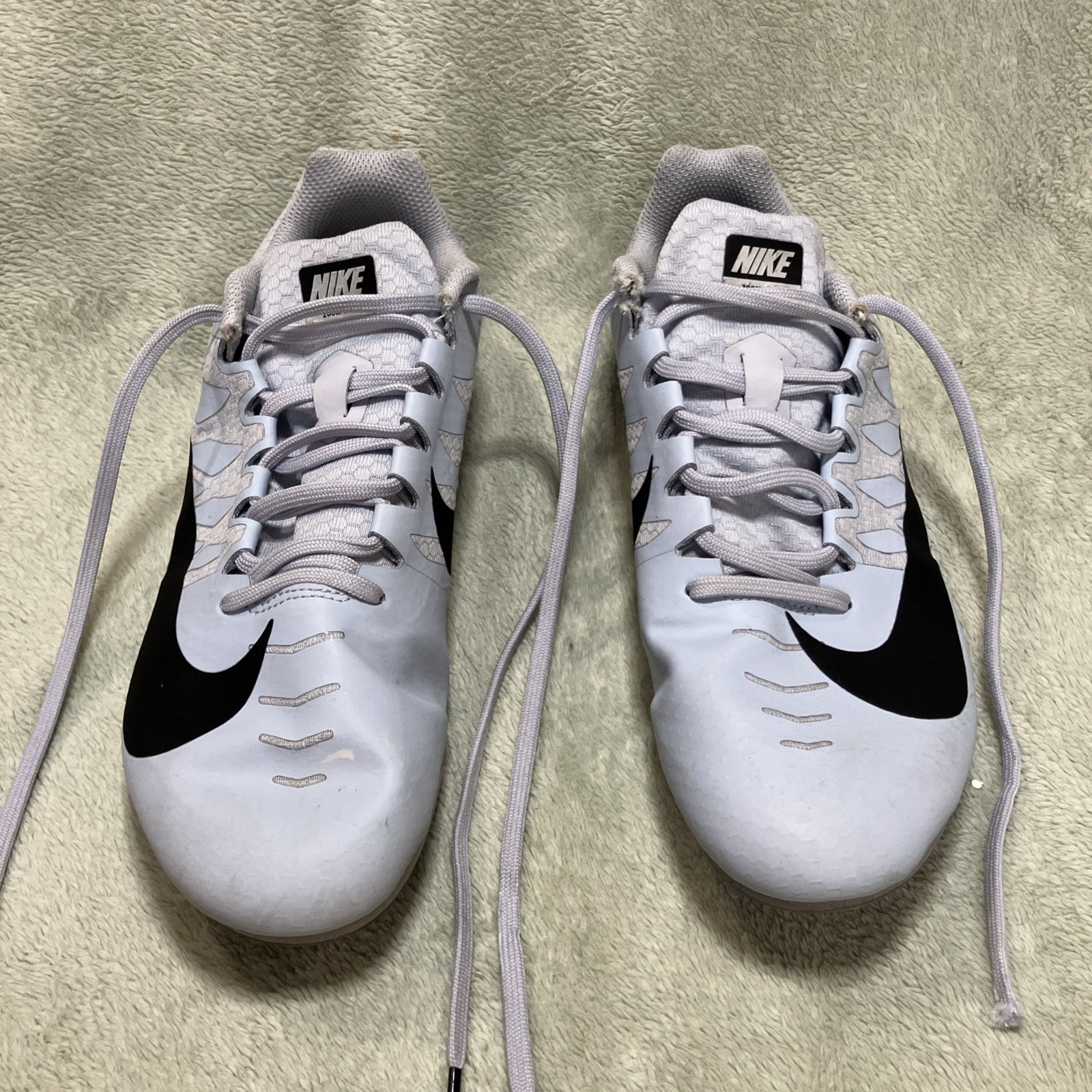 Nike Zoom Rival S Running Spikes Blue/gray Woman’s Size 9.5