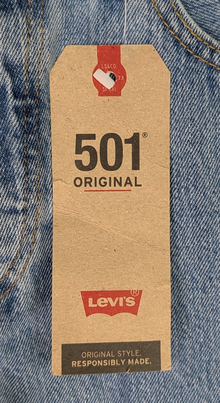Levi’s 501 Original Men’s Blue Straight Leg Jeans Size 29 x 32