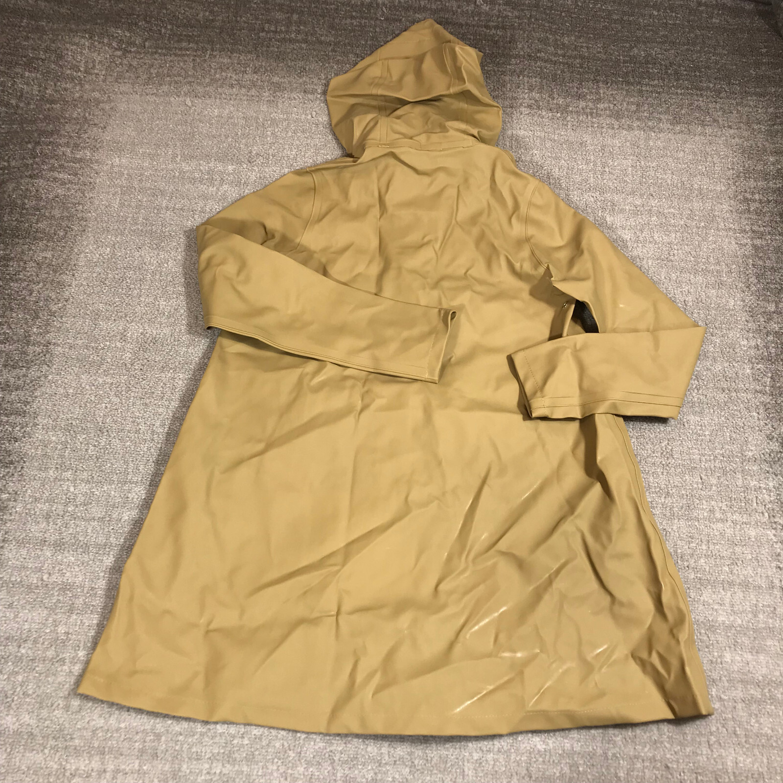Stutterheim Stockholm Jacket Womens 3XS XXXS Sand Hoodie Unisex Mosebacke Tan