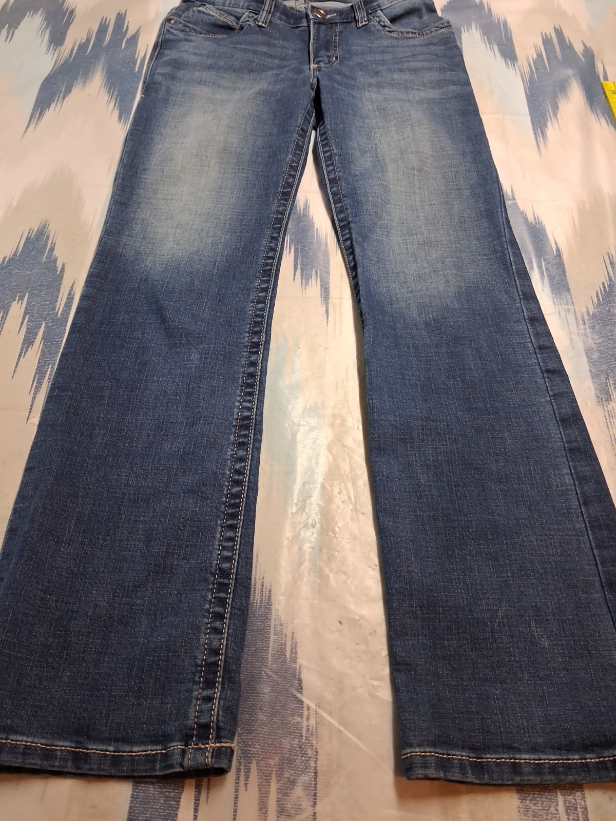 Wrangler Willow Ultimate Riding Jeans Measure 28×31 Boot Cut Medium Wash