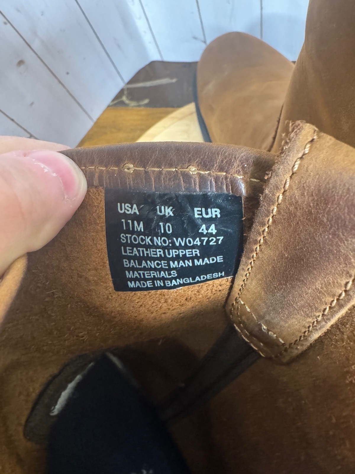 Wolverine W04727 Wellington Brown Leather Work Boots Size 11 Oil Resistant