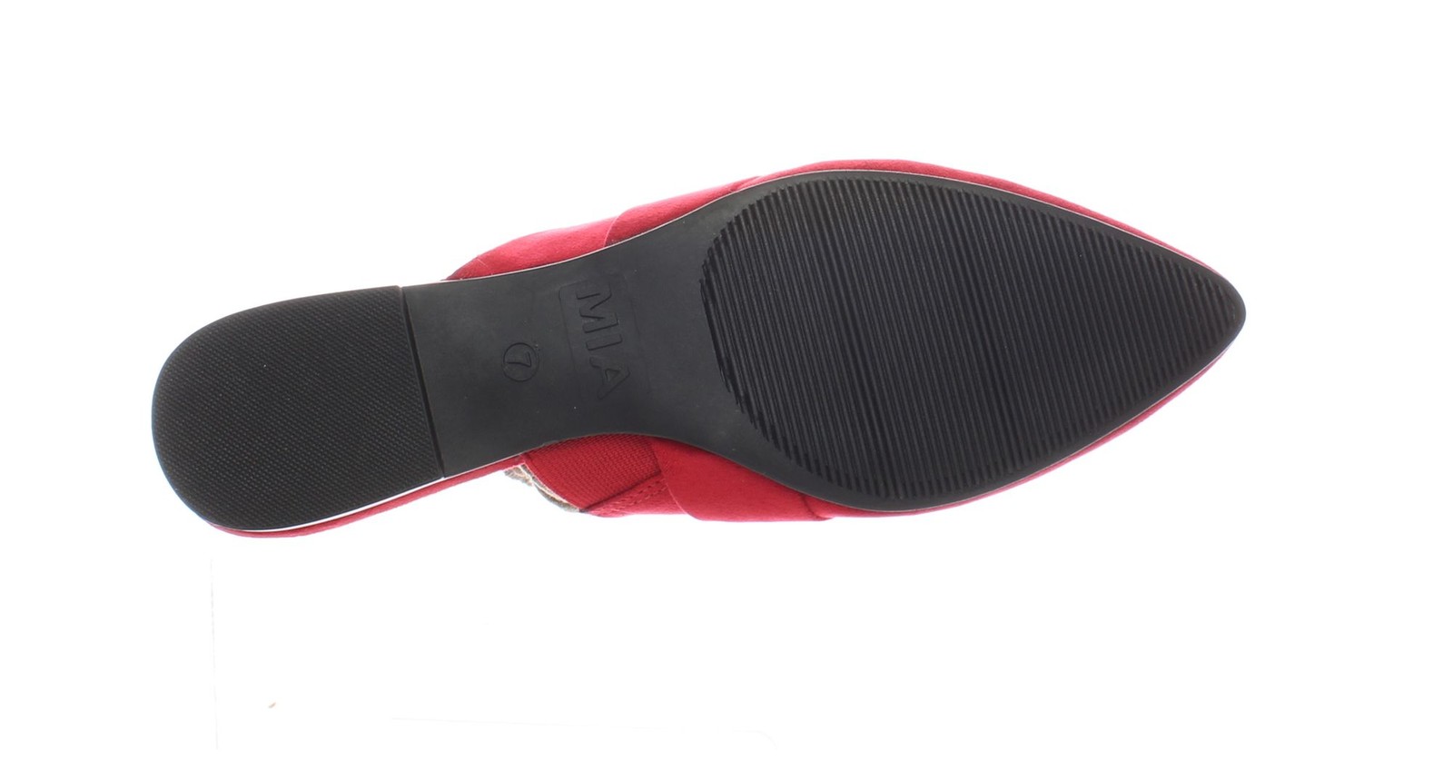 MIA Womens Cristy Red Mules Size 7