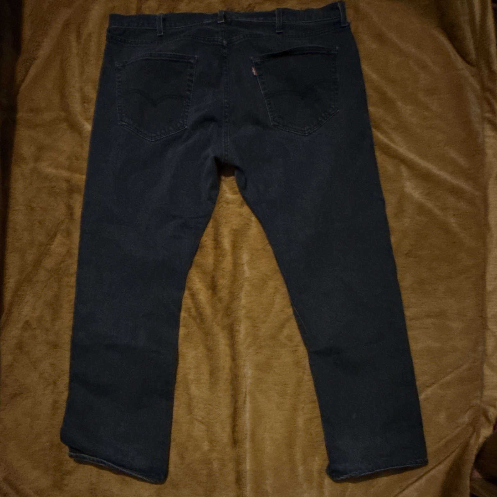 Levi’s Water Less Men’s Black Slim Taper Denim Jeans Mid Rise 5-Pocket