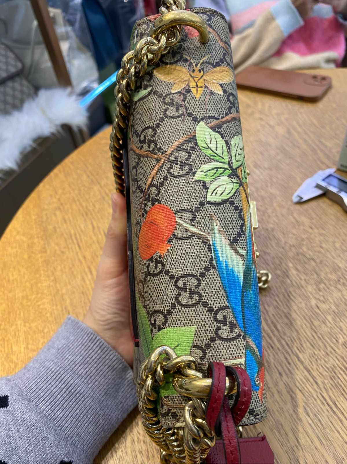 Authentic Gucci Padlock Floral Limited Edition Coated Canvas Crossbody Bag eBay