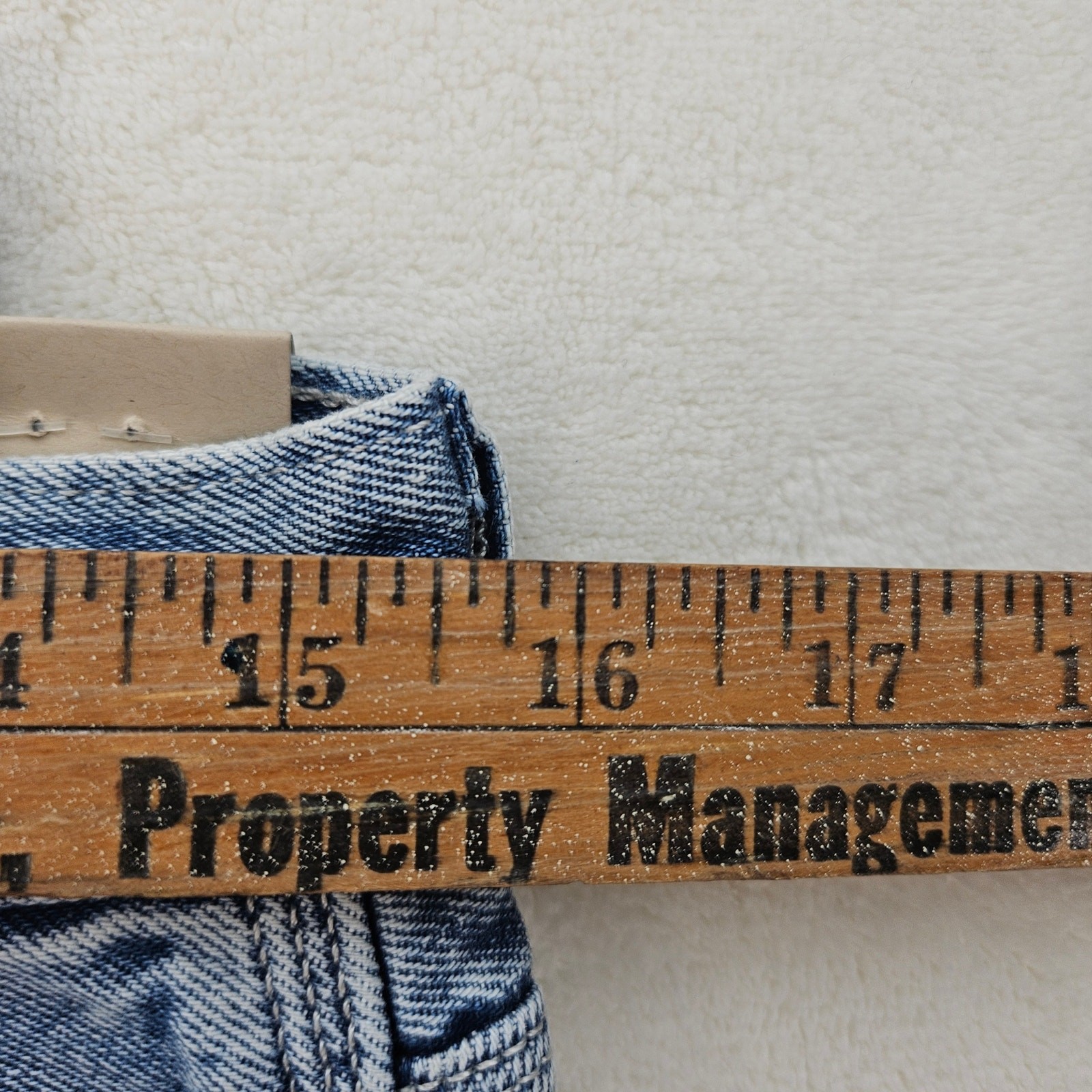 LEVI’S 568 MEN’S 30X32 CARPENTER LIGHT BLUE DENIM JEANS NWT WORKWEAR