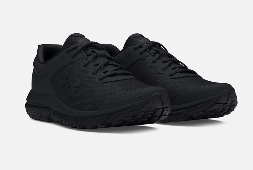 UA Charged Assert 10 Men’s Running Shoes Black Size US 9 Lightweight Athletic