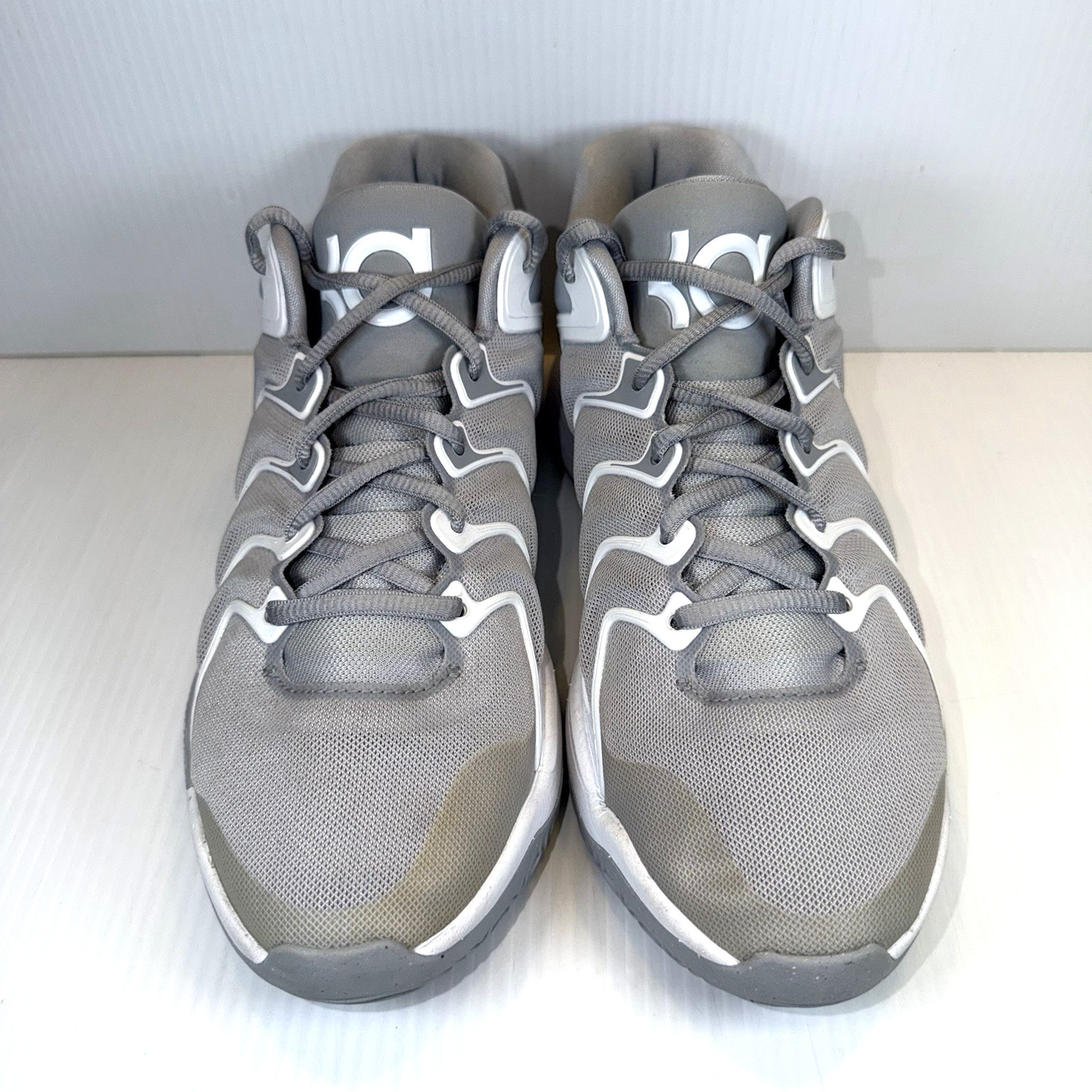 Nike KD17 TB Kevin Durant Men’s Basketball Shoes Size 8.5 Wolf Grey EUC