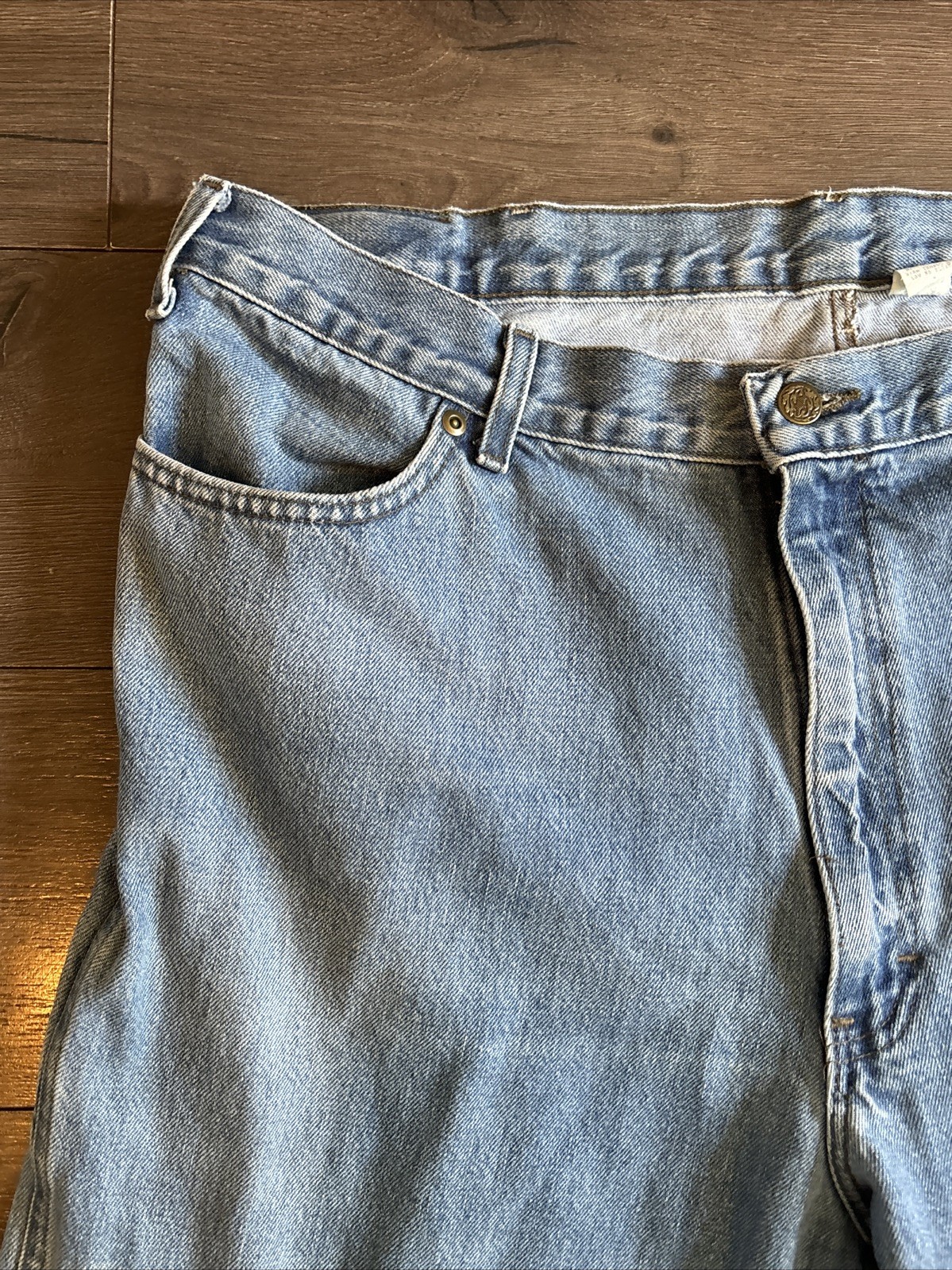 DRAGGIN JEANS Kevlar Lined 38×30 Motorcycle Biker Denim Jeans Fast Company VTG