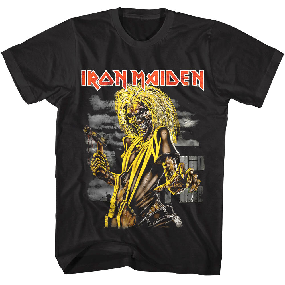 Iron Maiden Killers Album Men’s T Shirt Eddie Head Heavy Metal Rock Band Concert