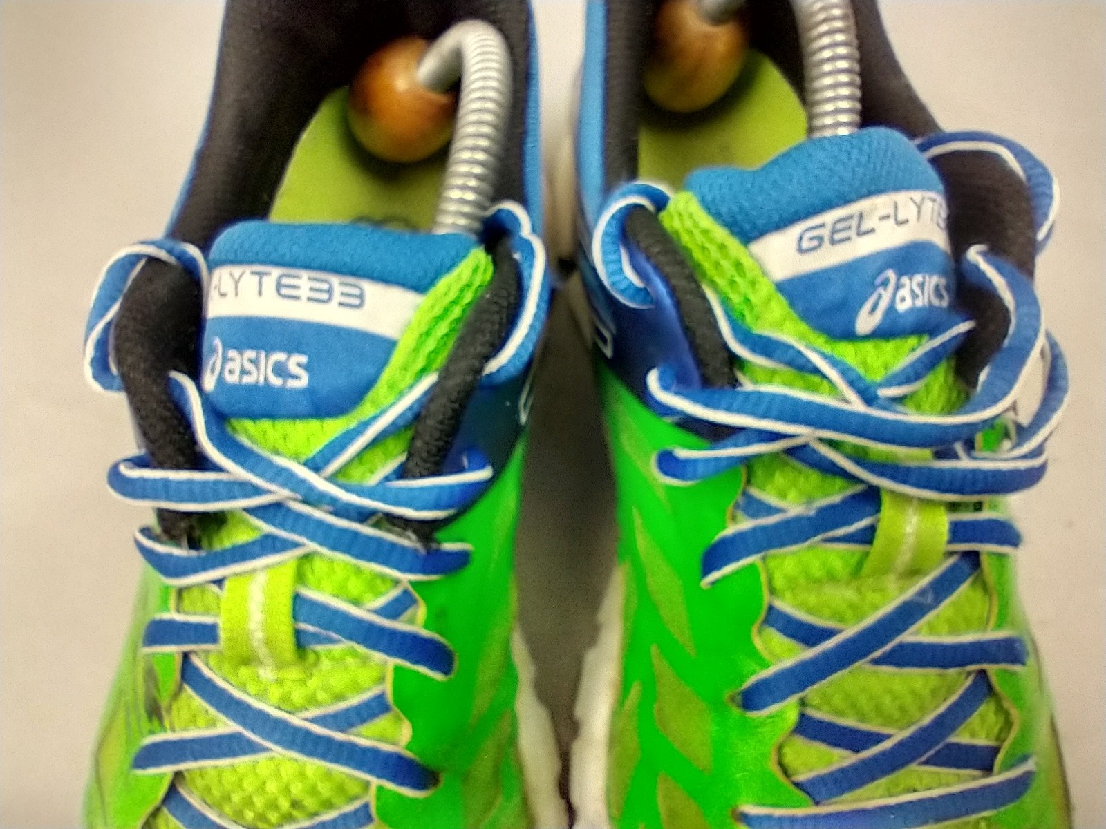 Asics Gel Lyte 33 T2H2N Green/Blue Run/Tennis/Pickleball Shoe Mens 9.5 Sneakers