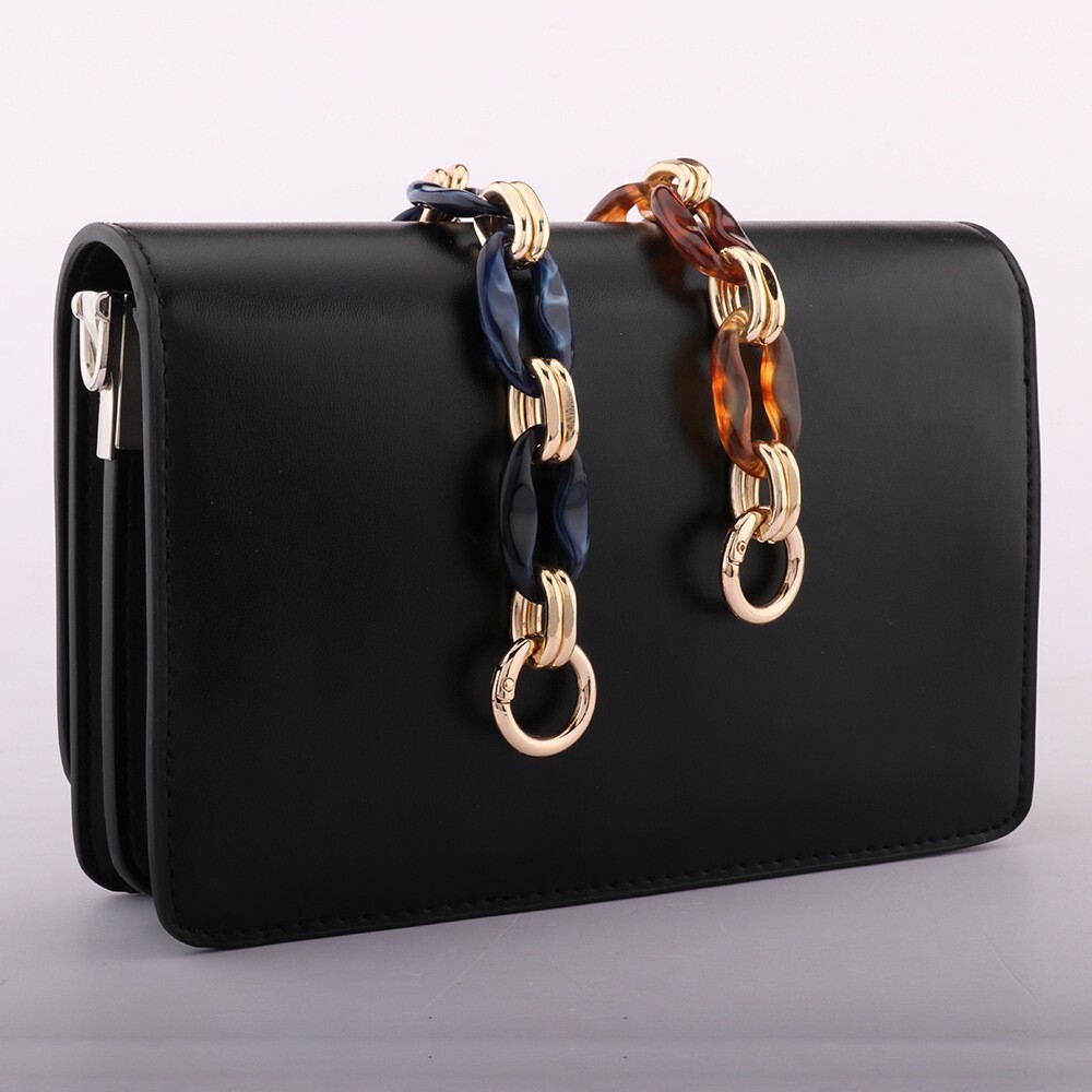 40 120 200 CM Replacement Women Retro Colorful Acrylic Chain Strap Shoulder Bag