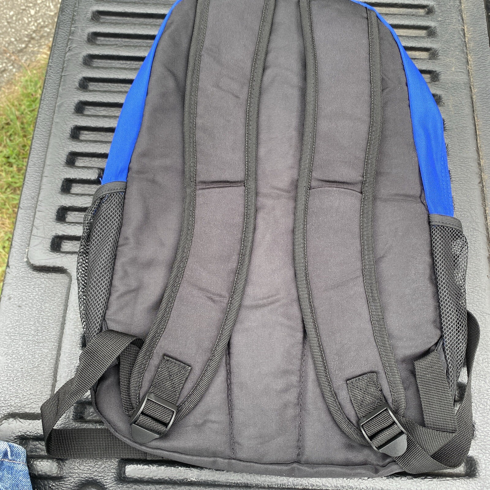 Sea World Backpack Official Orlando Large Blue Black Multiple Pockets Zipper NWT