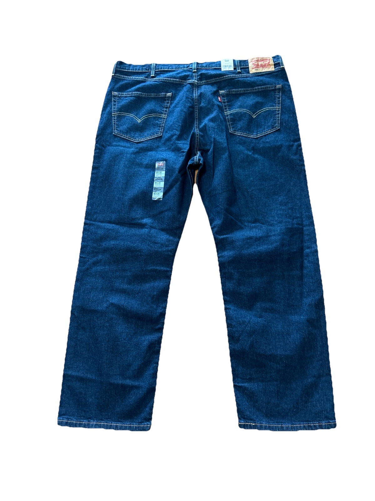NWT Levi Strauss 505 Regular Fit Dark Blue Jeans Size 46 x 32