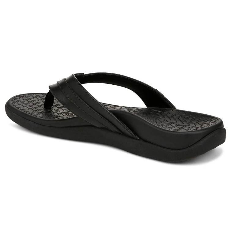 NEW Vionic Men’s Tide II Toe Post Sandal, Black