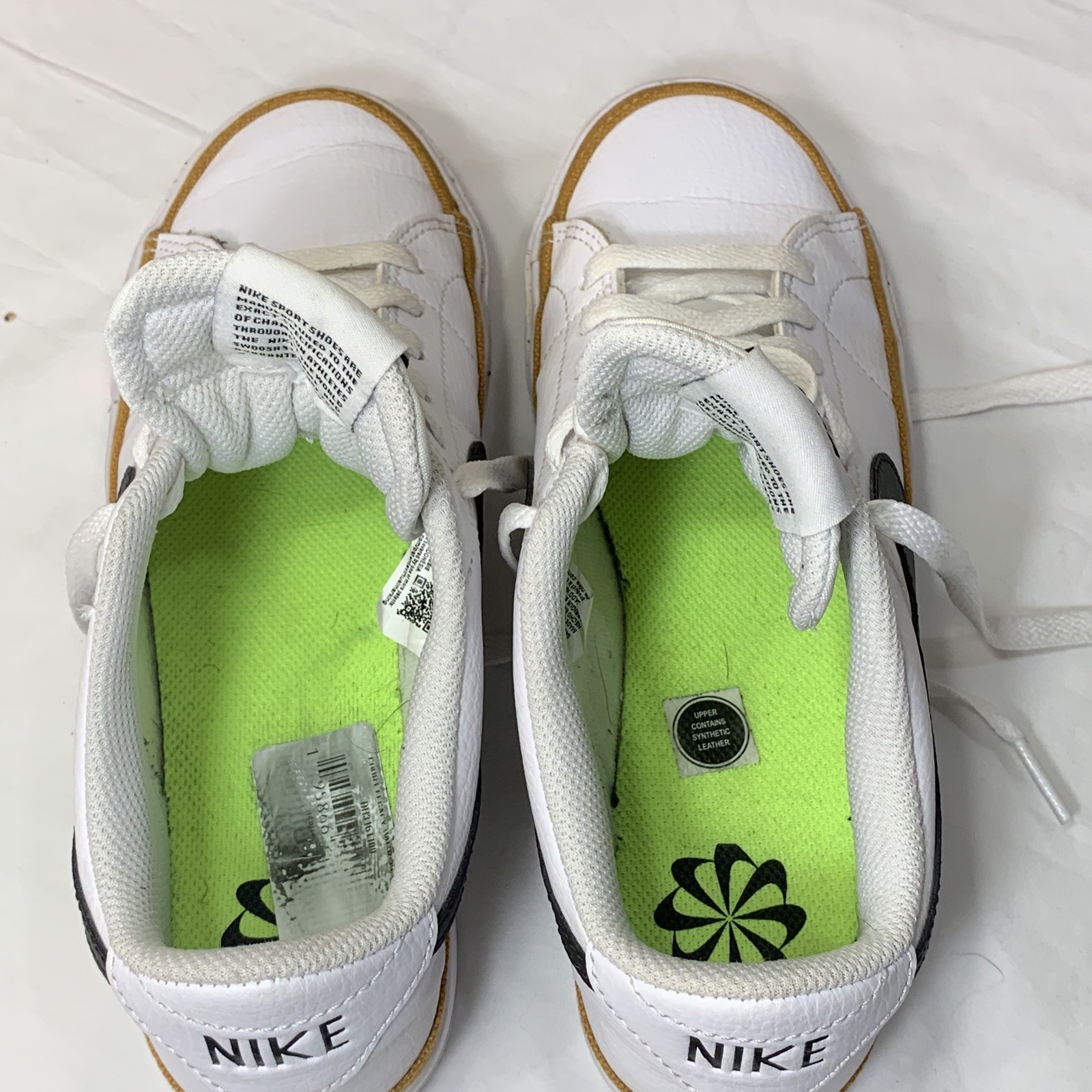 Nike Court Shoes Sneakers Size 7 Next Nature DH3161-100 White Desert Ochre