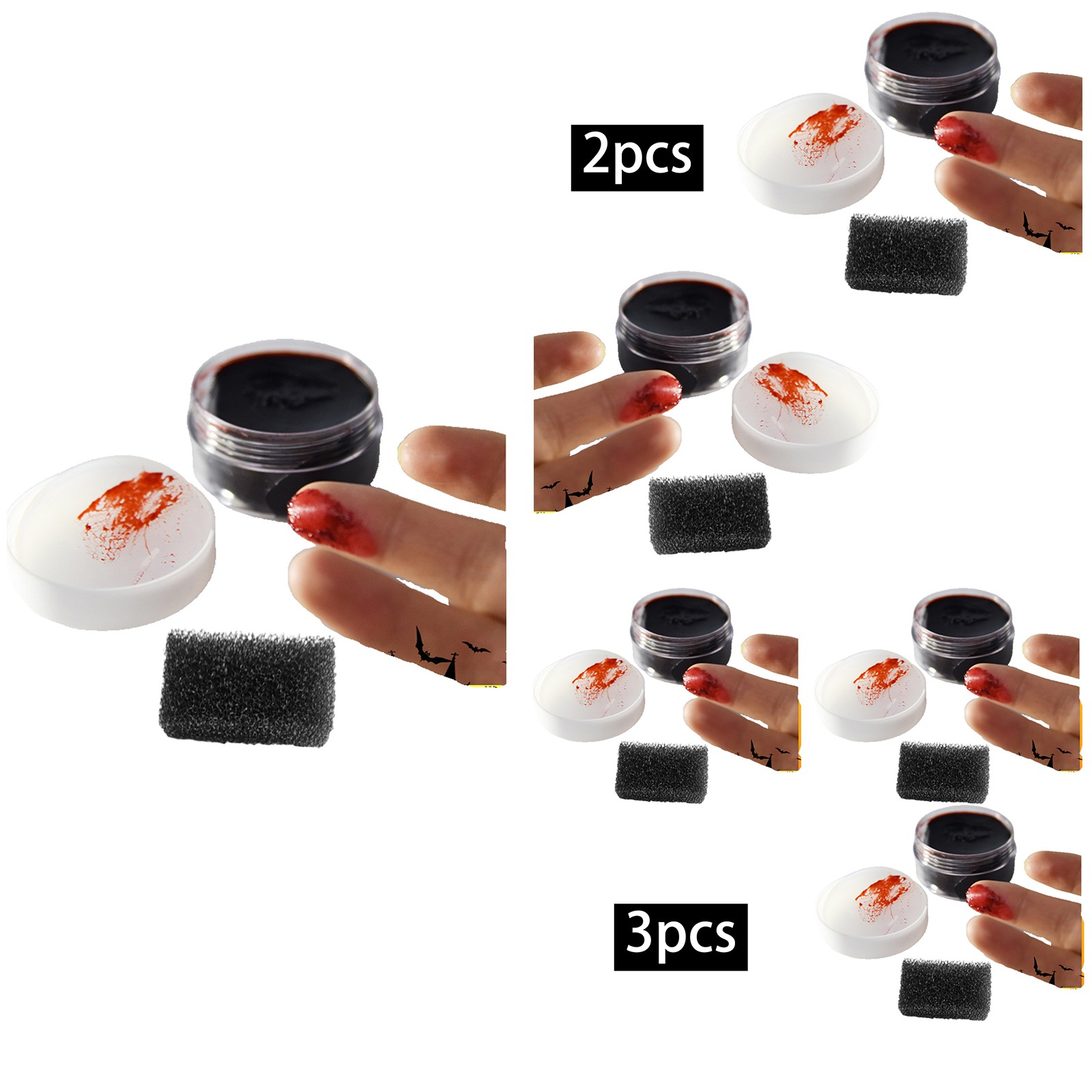 1Pc/2Pcs/3Pcs Scab Bloods Gel Cosplay Fake Blood 30g/1.06 OZ Halloween Makeup