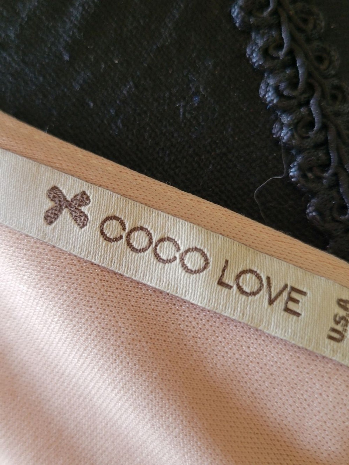 Coco Love Blush Pink Chiffon Fit & Flare Dress with Cream Floral Lace XS/ S(jrs)