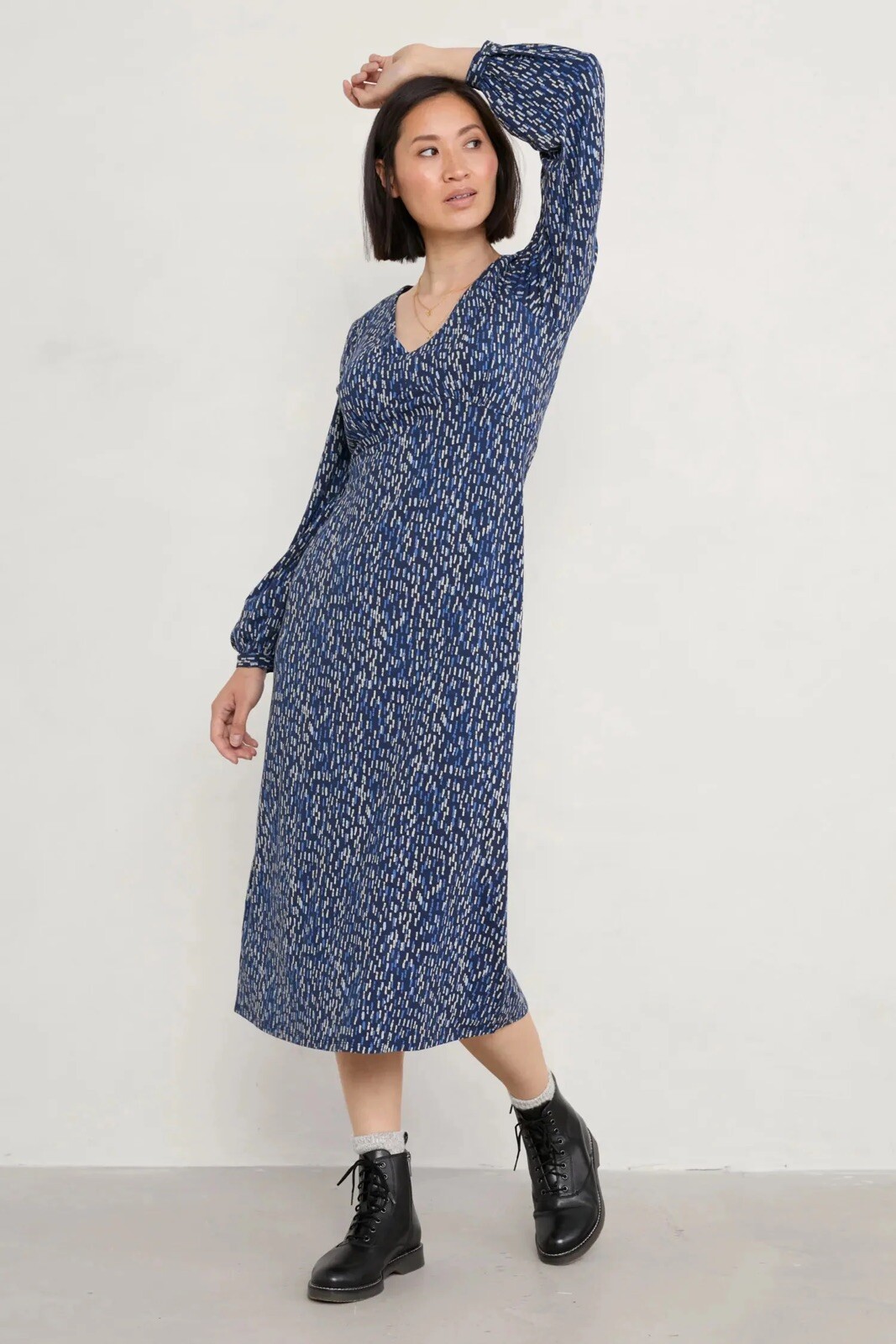Seasalt Wild Plum Dress – Water Reflections Magpie RRP £69.95 – 10-New with tags