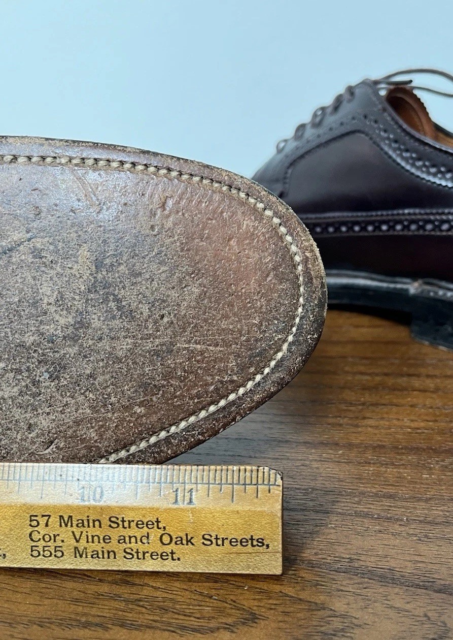 Alden Men’s Size 9 B D Wingtip Leather Oxford Shoes 975 Made in New England USA